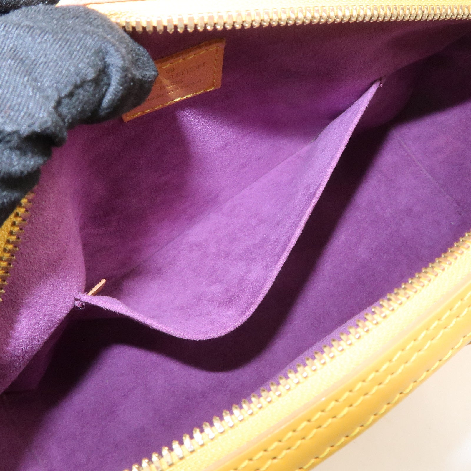 Louis Vuitton Epi Leather Jasmine Hand Bag Tassilli Yellow M52089