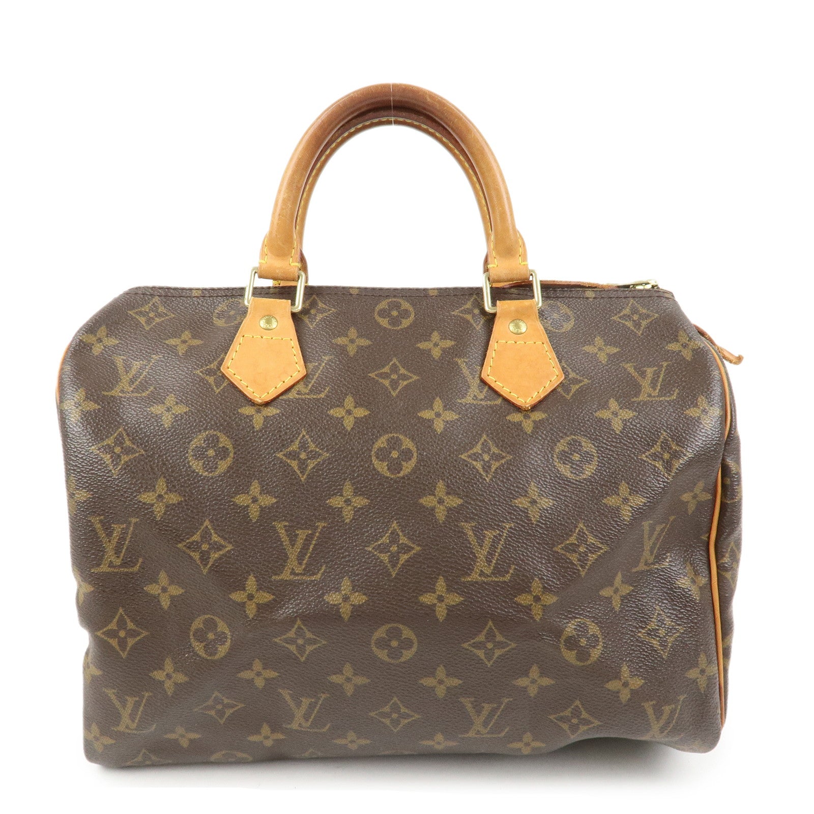 Louis Vuitton Monogram Speedy 30 Boston Bag Hand Bag Brown M41526