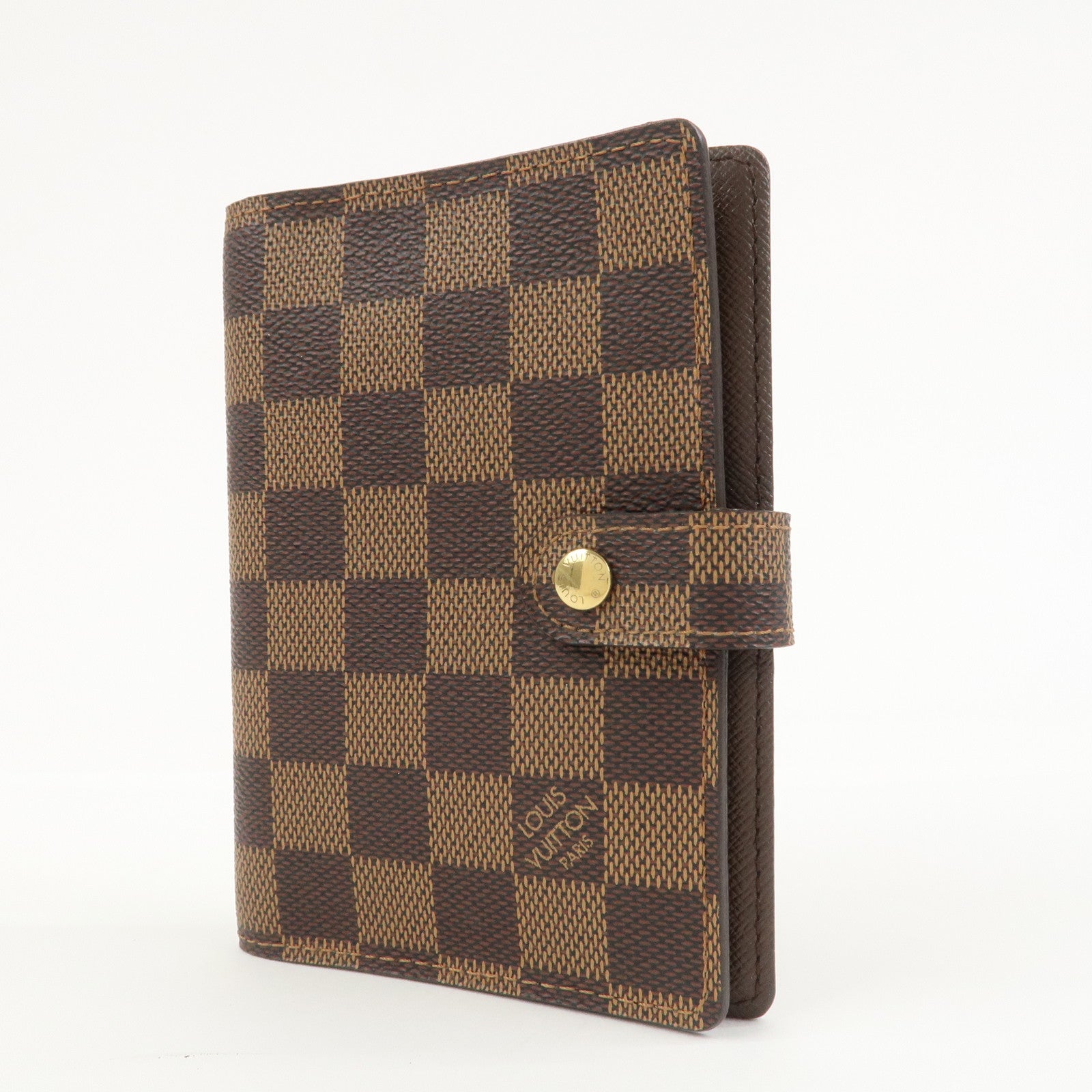 Louis Vuitton Damier Agenda PM Planner Cover Damier Ebene R20700