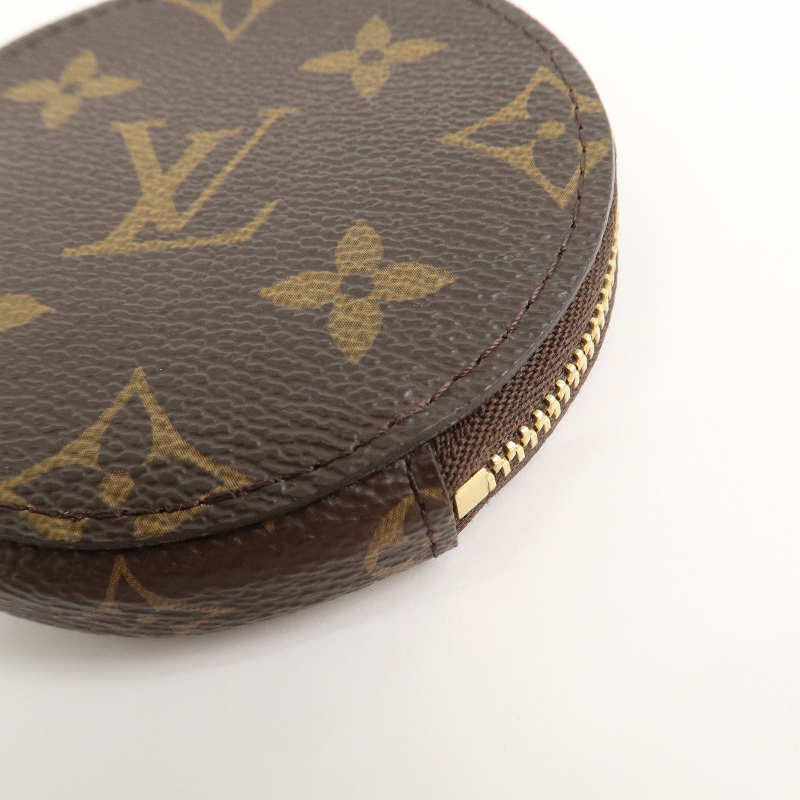 Louis Vuitton Monogram Canvas Coin Case Coin Wallet Brown