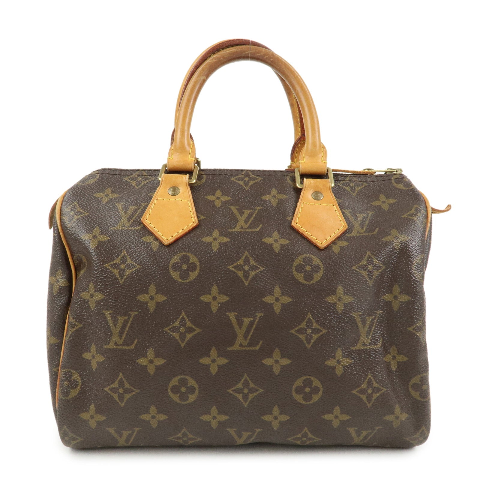 Louis Vuitton Monogram Speedy 25 Boston Bag Hand Bag Brown M41528