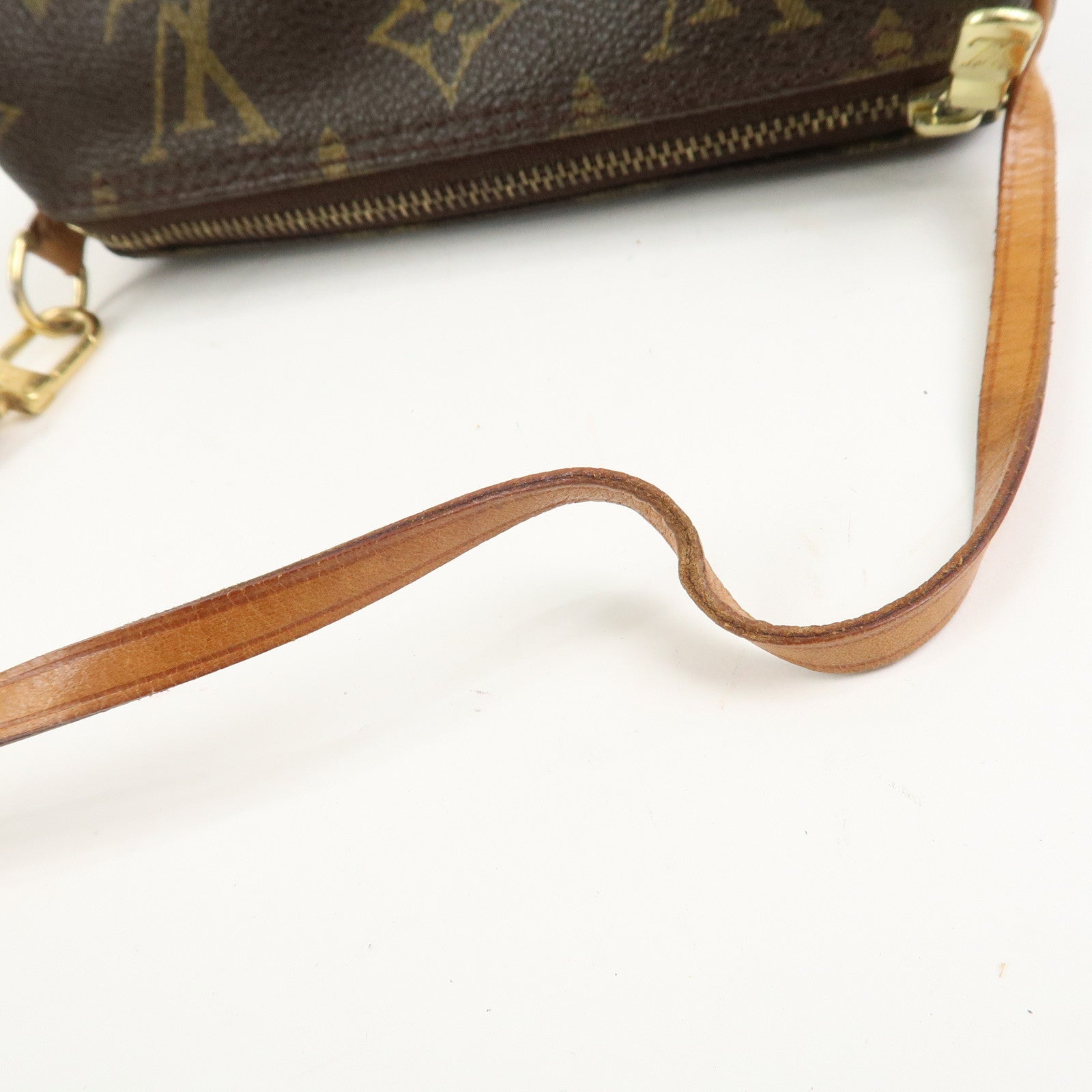 Louis Vuitton Mini Pouch for Papillon Bag New Style Brown
