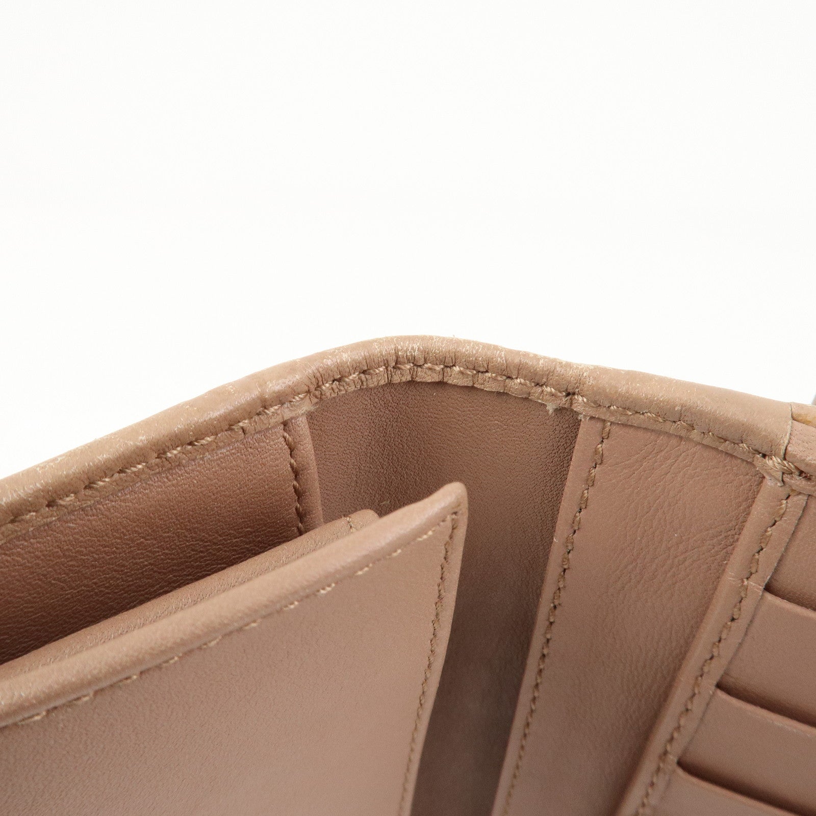 GUCCI Interlocking G Guccissima Leather Long Wallet Pink 212104