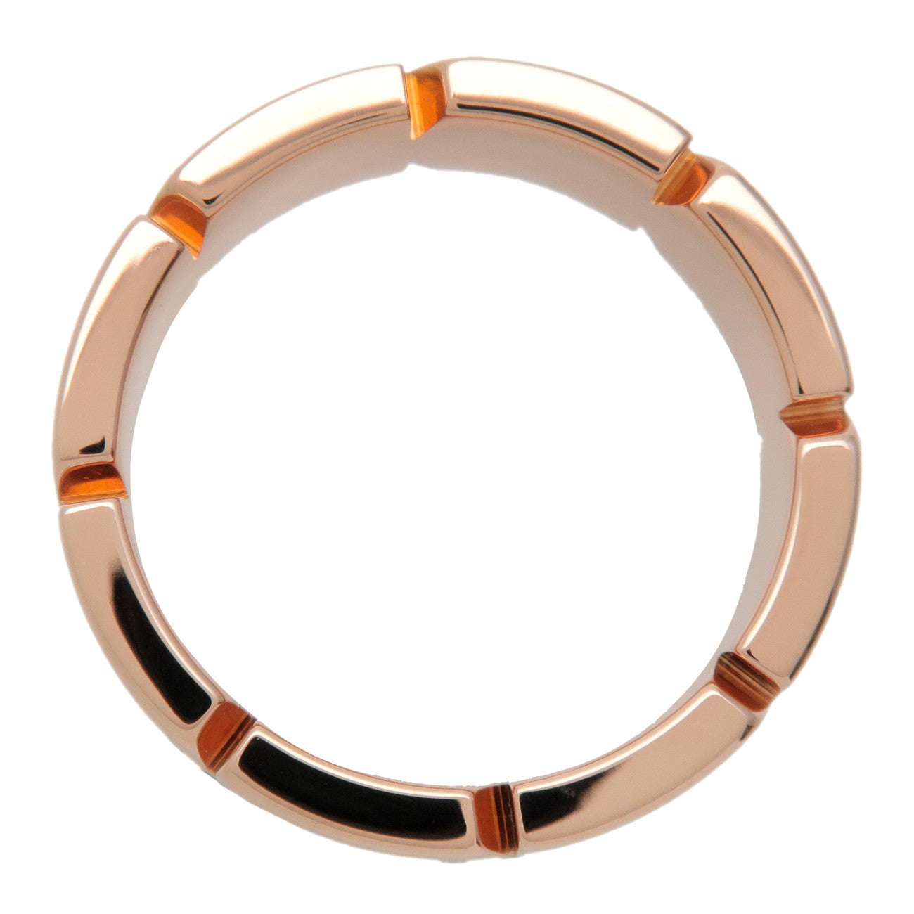 Cartier Tank Francaise Diamond Ring K18 750PG Rose Gold #50 US5.5