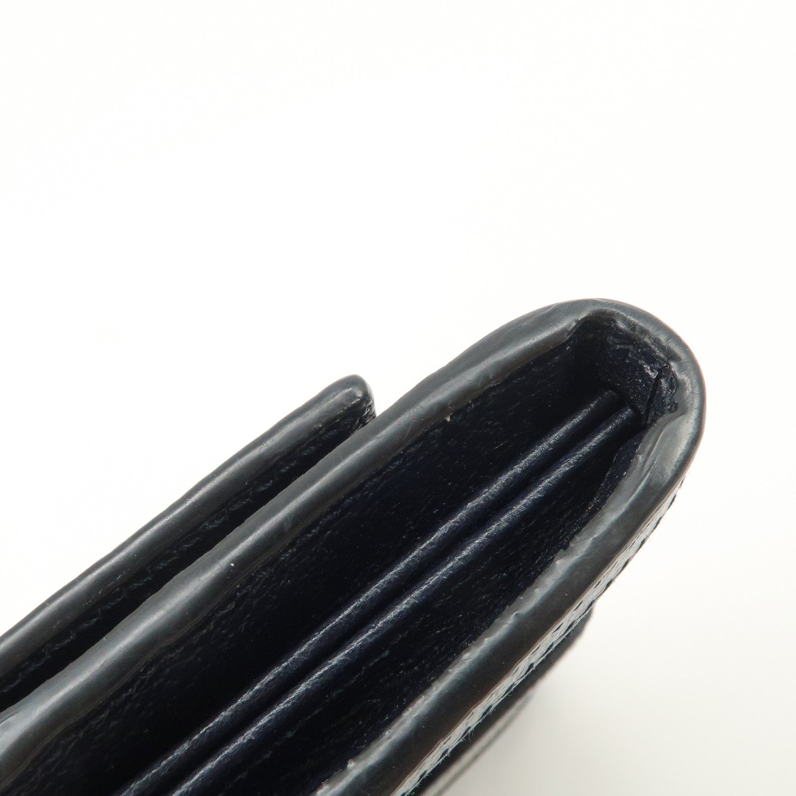 GUCCI New Jackie 1961 Sherry GG Supreme Chain Wallet Navy 652681