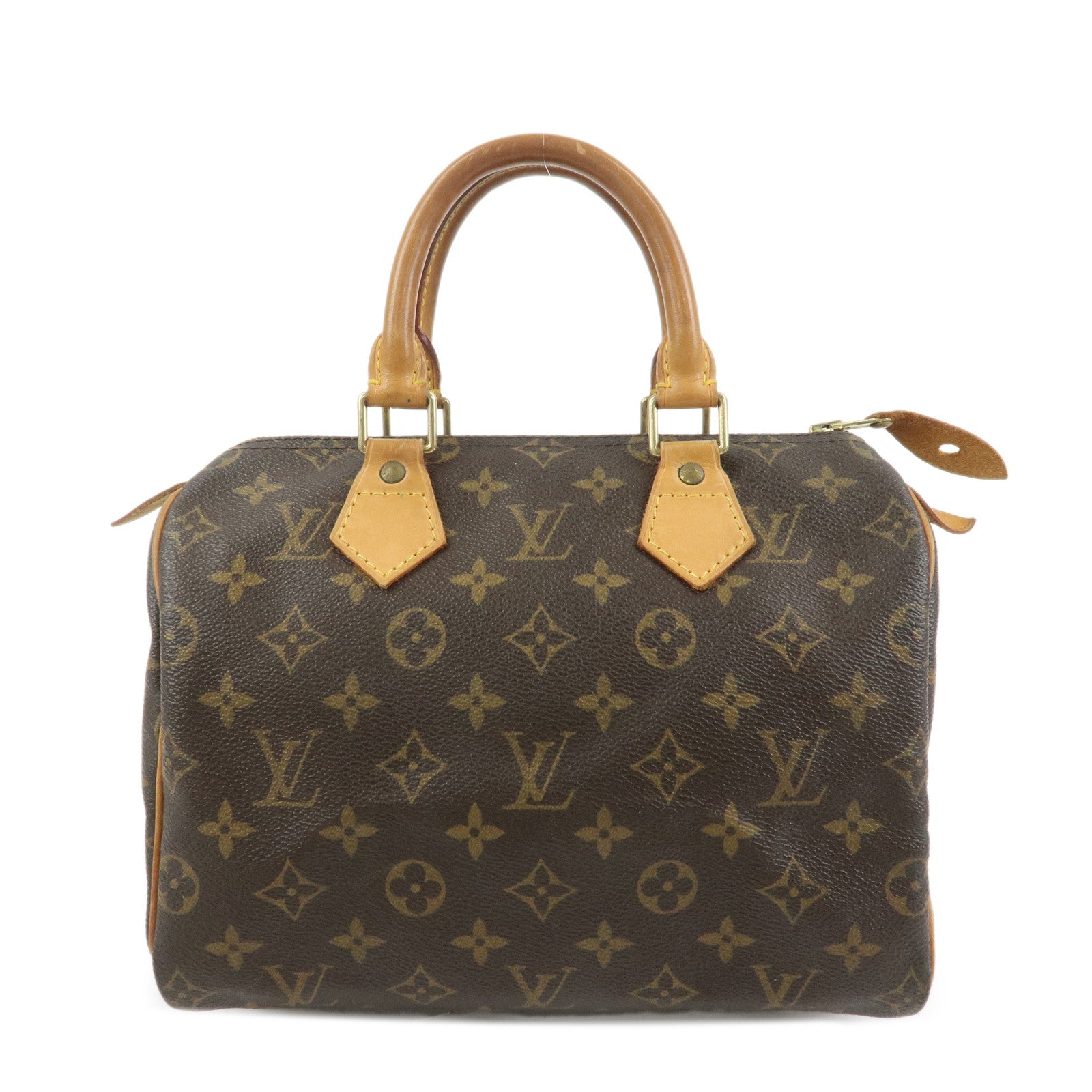 Louis Vuitton Monogram Speedy 25 Boston Bag Hand Bag Brown M41528