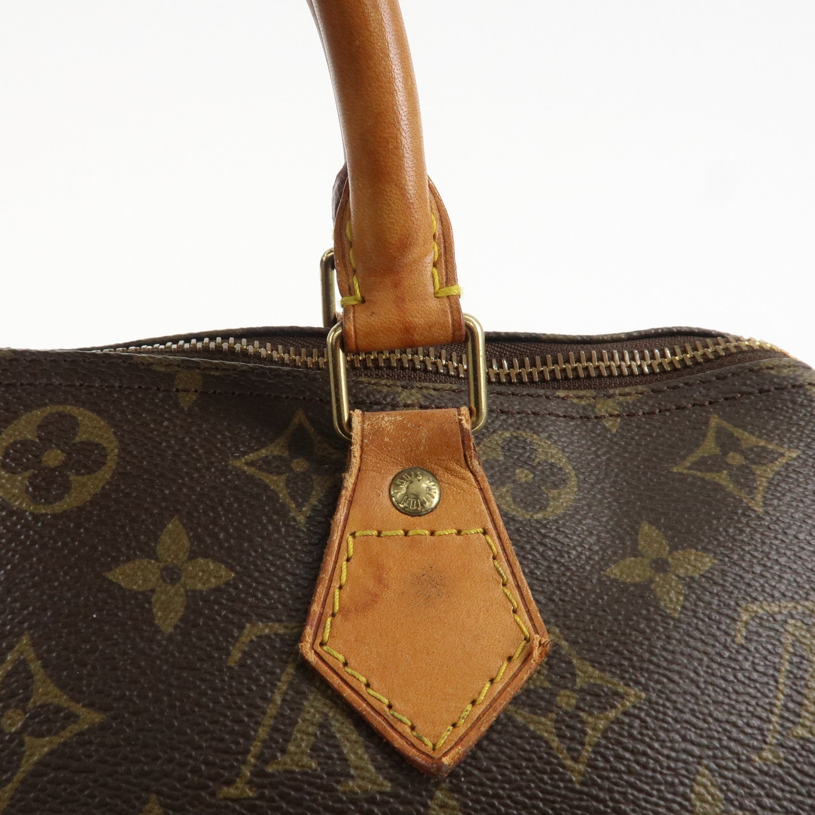 Louis Vuitton Monogram Speedy 30 Hand Bag Boston Bag M41526 Used