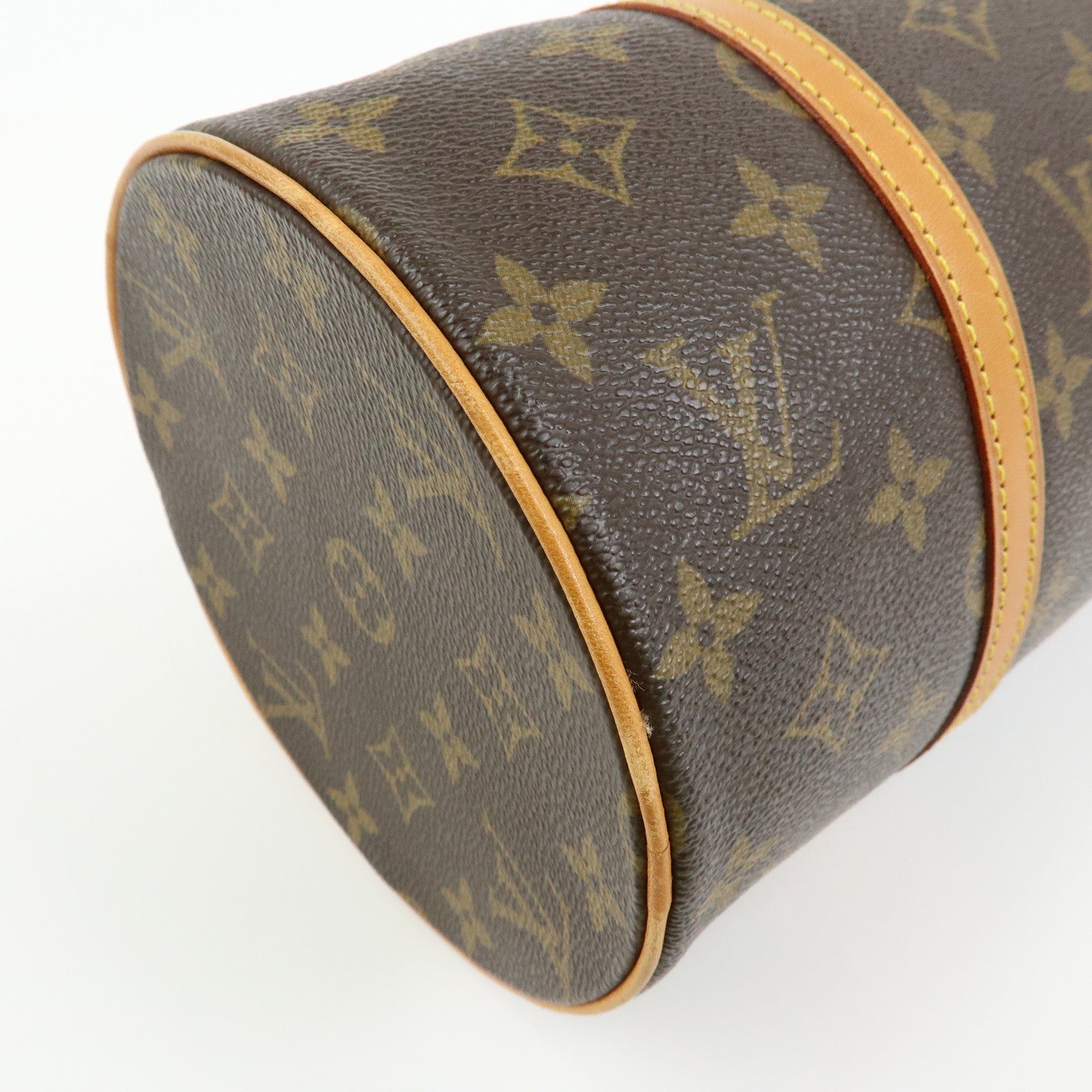 Louis Vuitton Monogram Papillon 30 Canvas Hand Bag Brown M51385