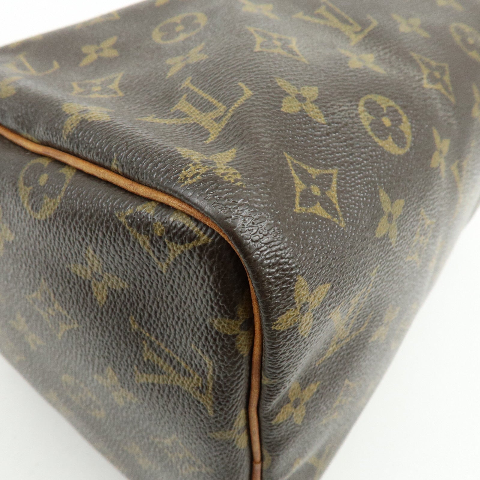 Louis Vuitton Monogram Speedy 30 Boston Bag Hand Bag Brown M41526