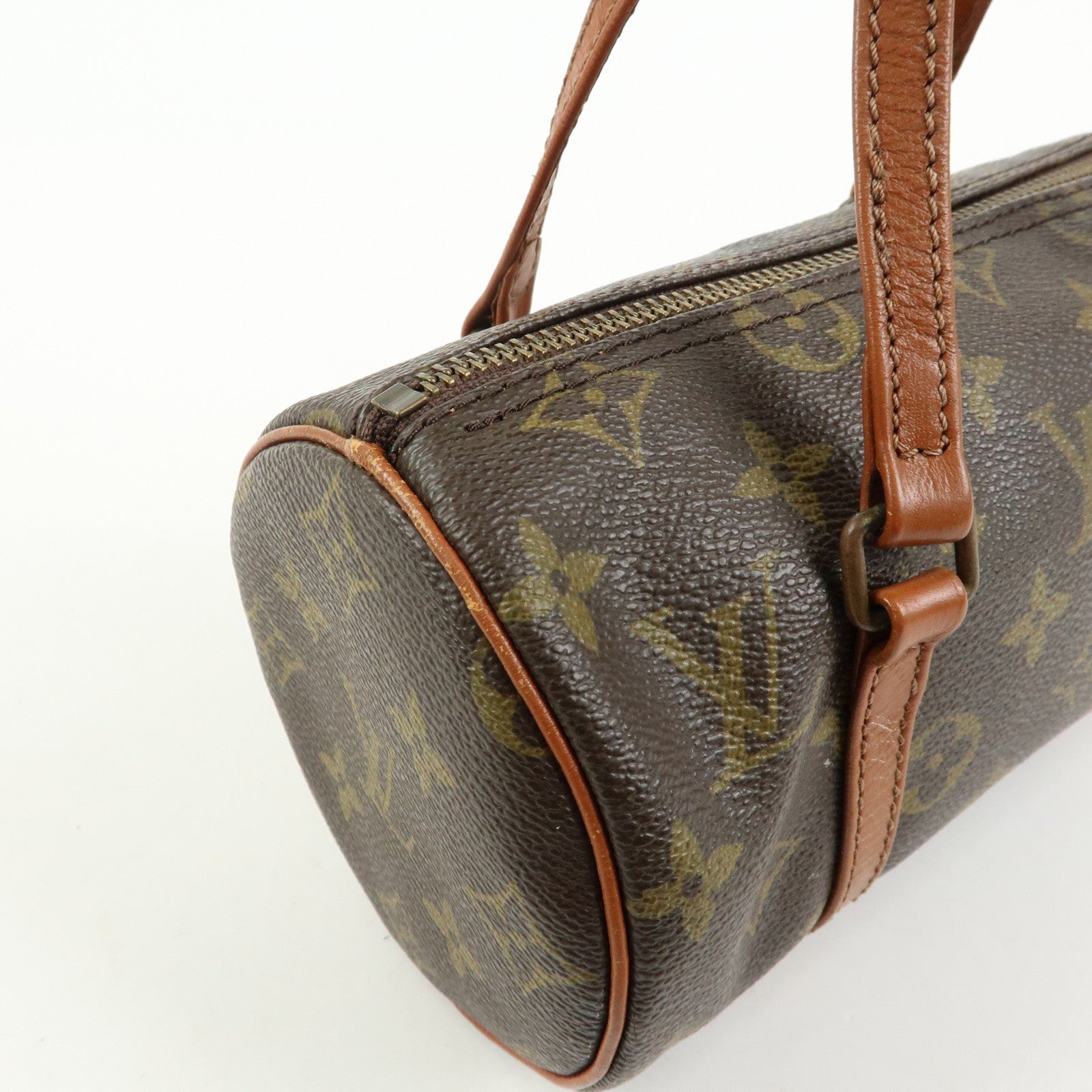 Louis Vuitton Monogram Canvas Leather Papillon 22 Hand Bag M51367