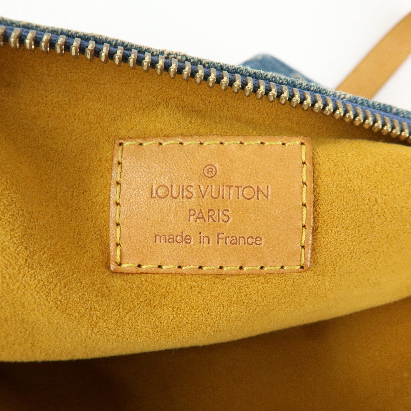 Louis Vuitton Monogram Denim Baggy GM Shoulder Bag Blue M95048