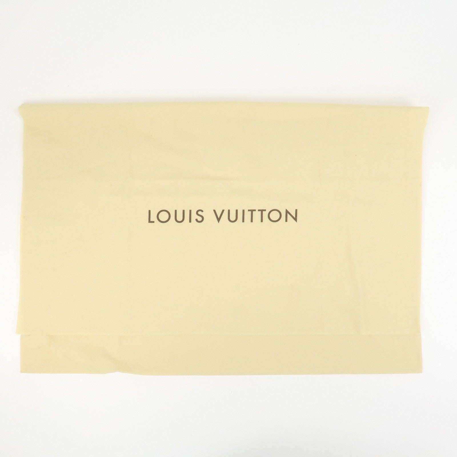 Louis Vuitton Set Of 10 Dust Bag Storage Bag Flap Style Beige