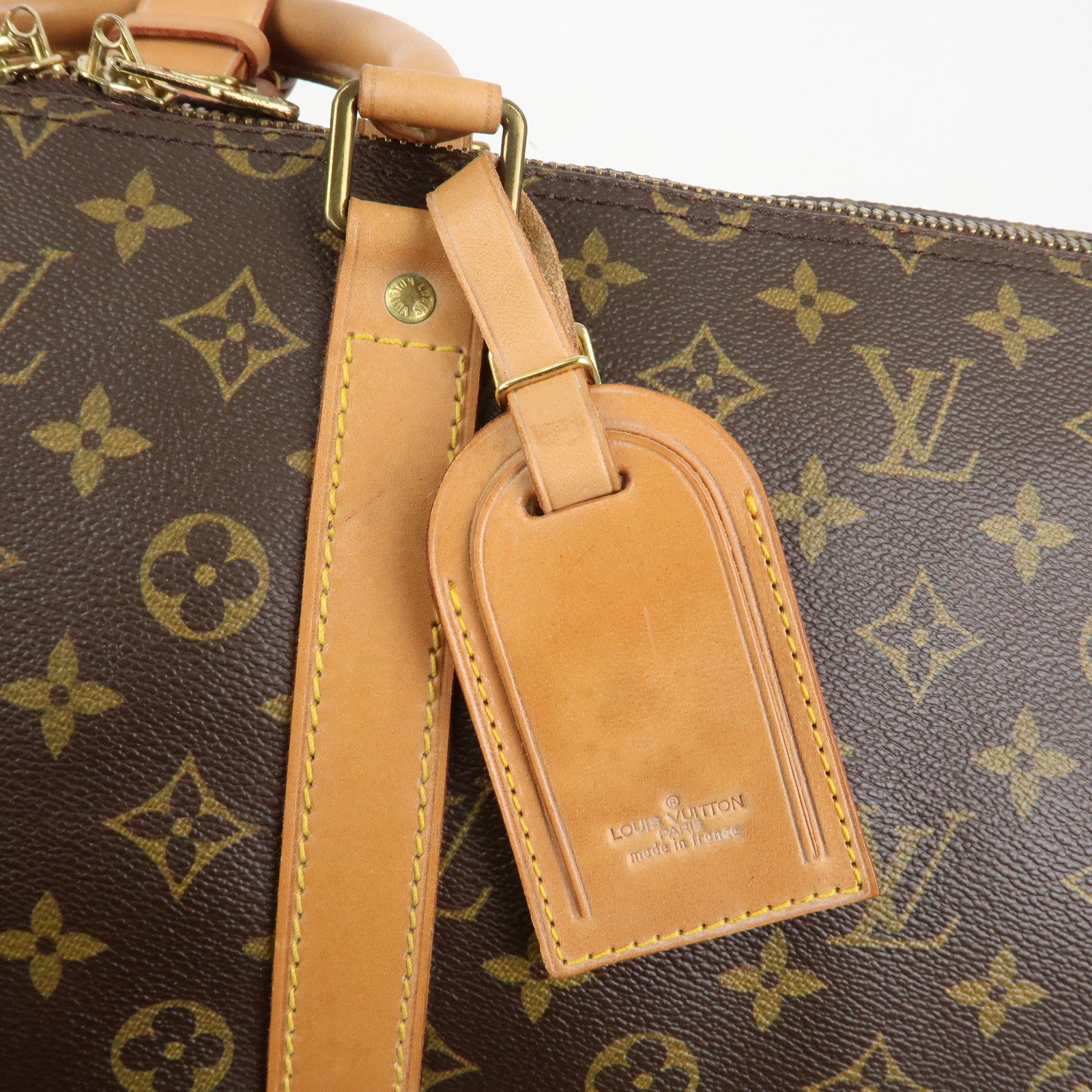 Louis Vuitton Monogram Keep All Bandouliere 55 Boston Bag M41414