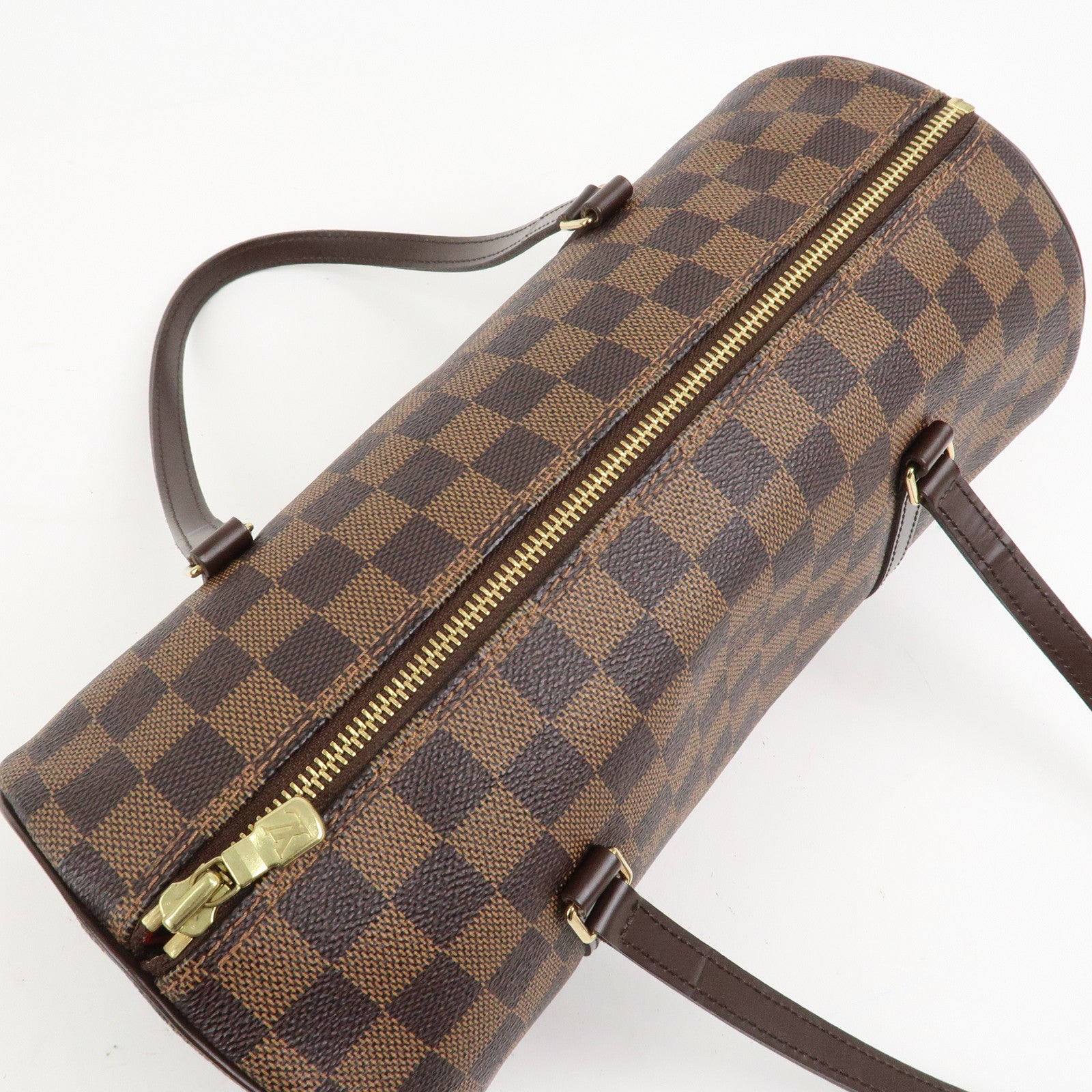 Louis Vuitton Damier Ebene Papillon 30 Hand Bag Brown N51303