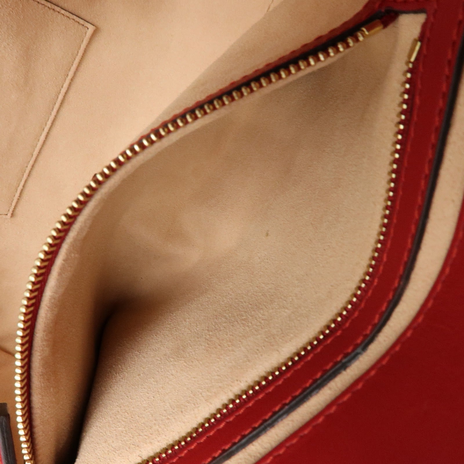 GUCCI Bamboo Nymphaea Leather 2Way Bag Hand Bag Red 453767