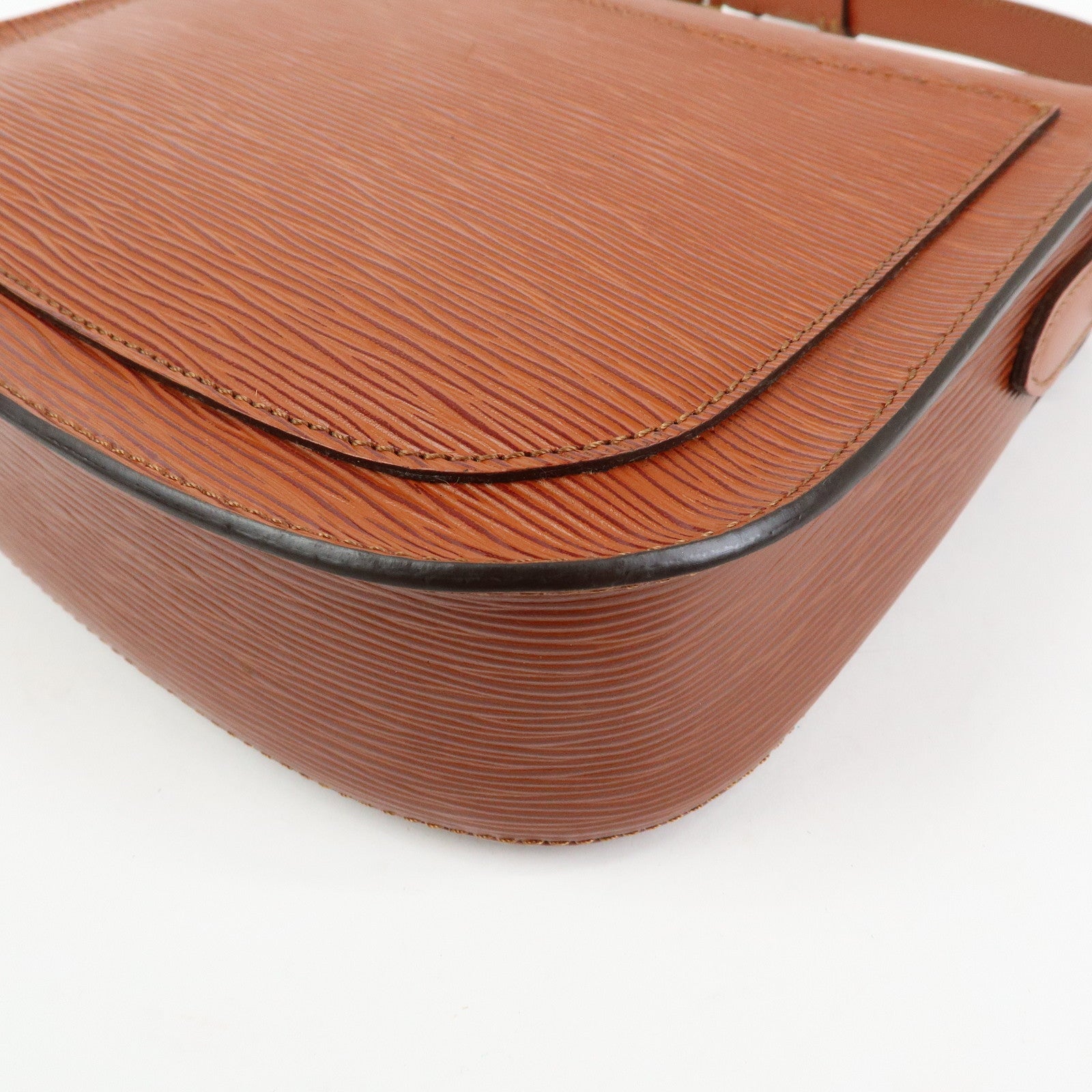 Louis Vuitton Epi Saint Cloud Shoulder Bag Kenya Brown M52193