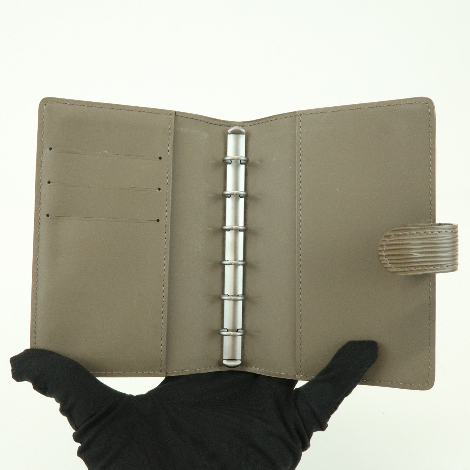 Louis Vuitton Epi Leather Agenda PM Planner Cover Pepper R2005C
