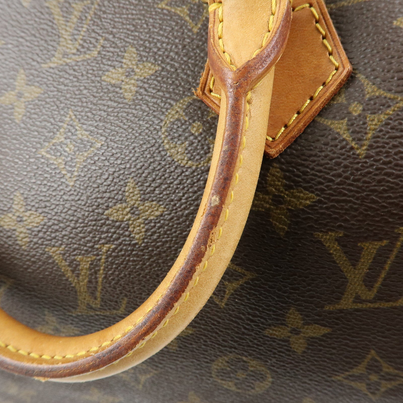 Louis Vuitton Monogram Speedy 40 Hand Bag Boston Bag Brown M41522