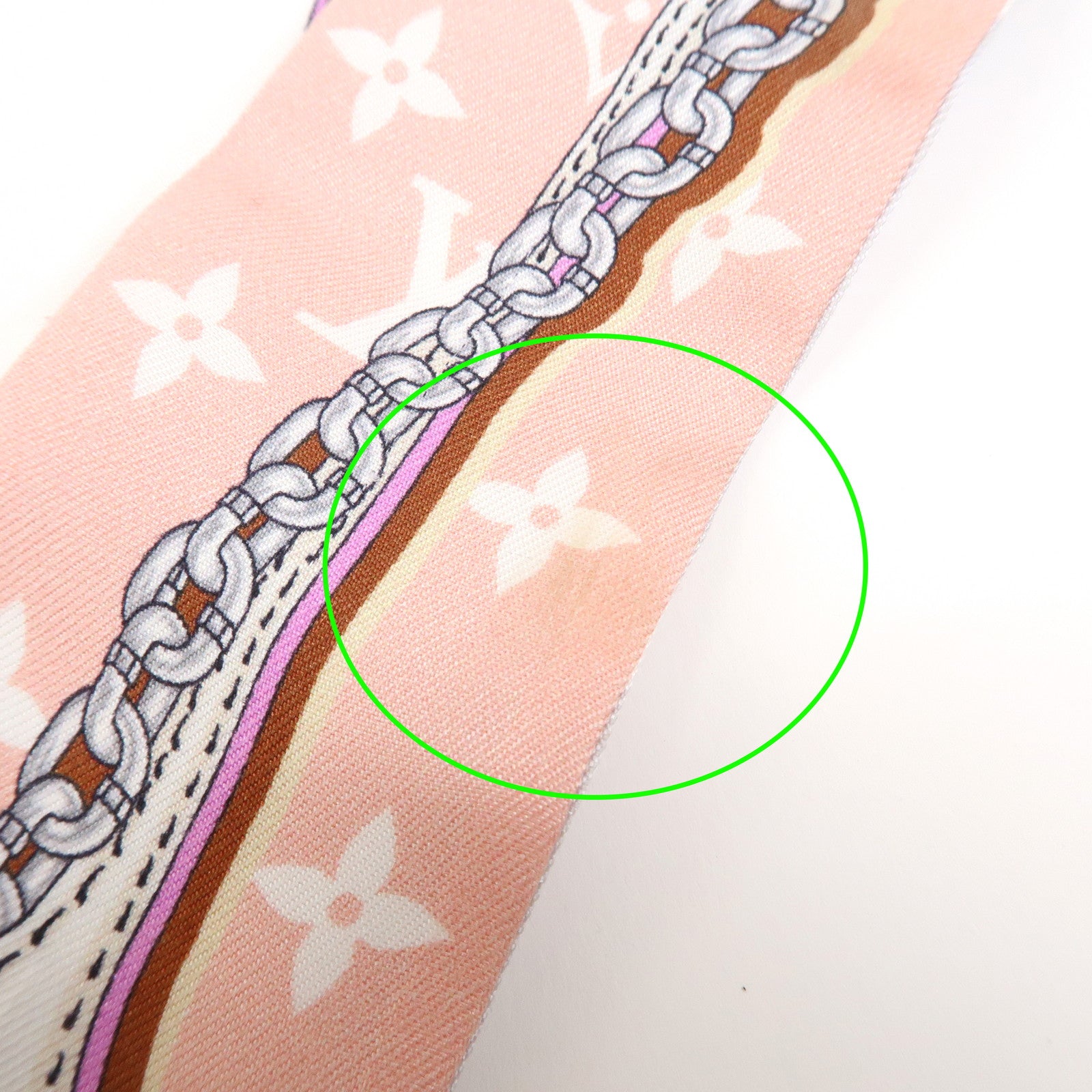 Louis Vuitton Monogram Bandeau BB Ultimate Silk 100% Scarf M78819