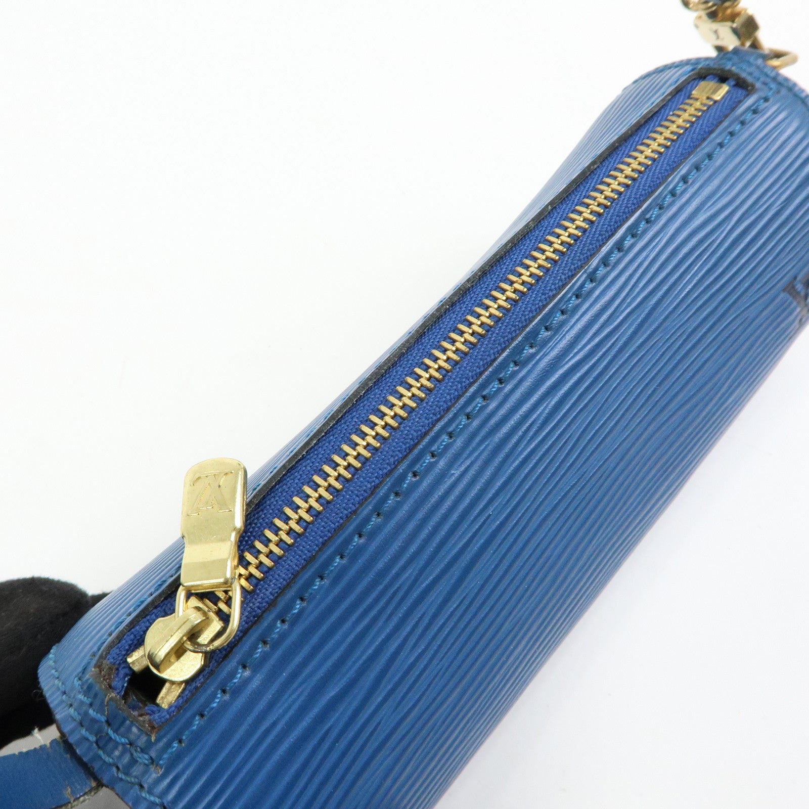 Louis Vuitton Epi Soufflot Shoulder Bag Hand Bag Toledo Blue M52225