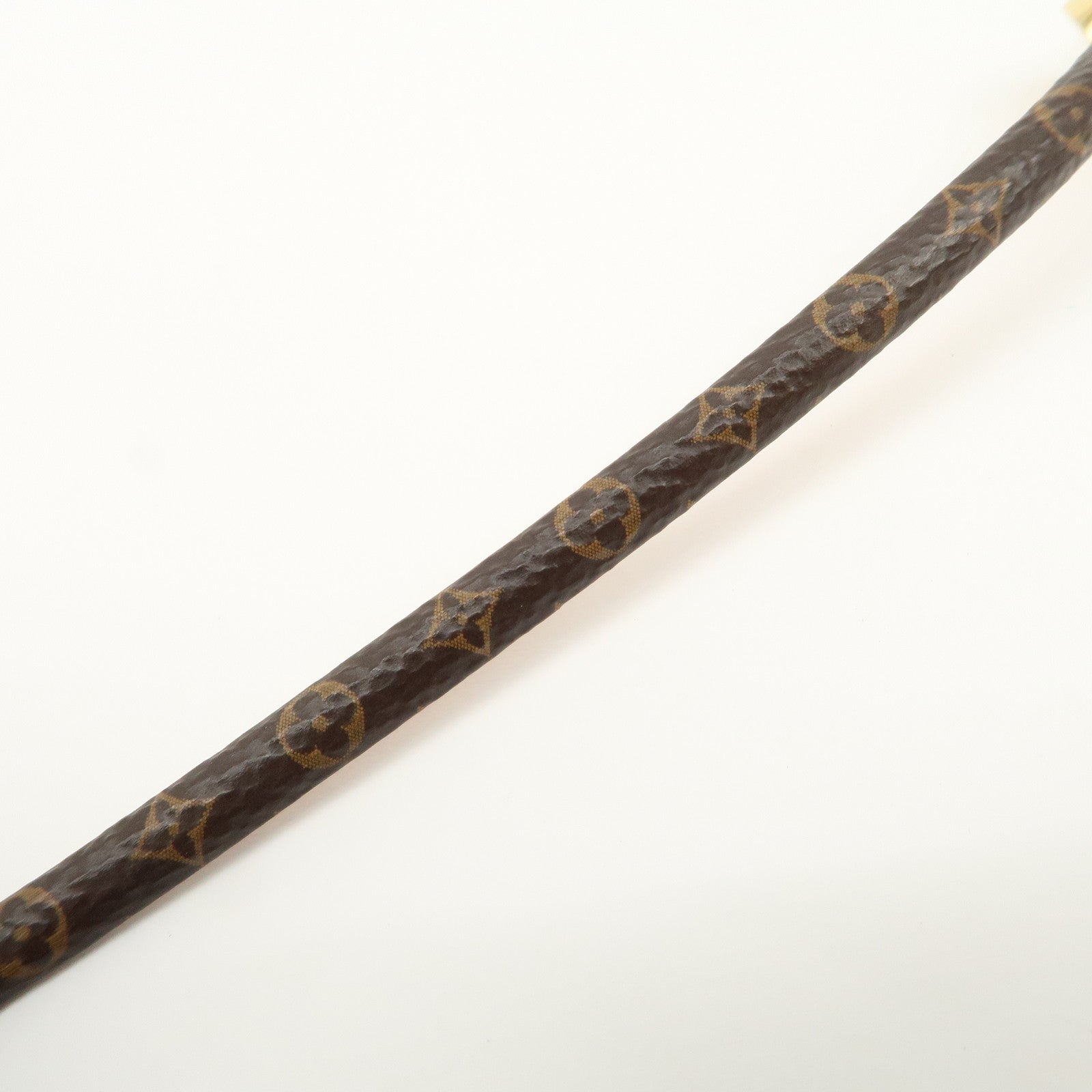 Louis Vuitton Monogram Historic Mini Bracelet Size 17 Brown M6407F