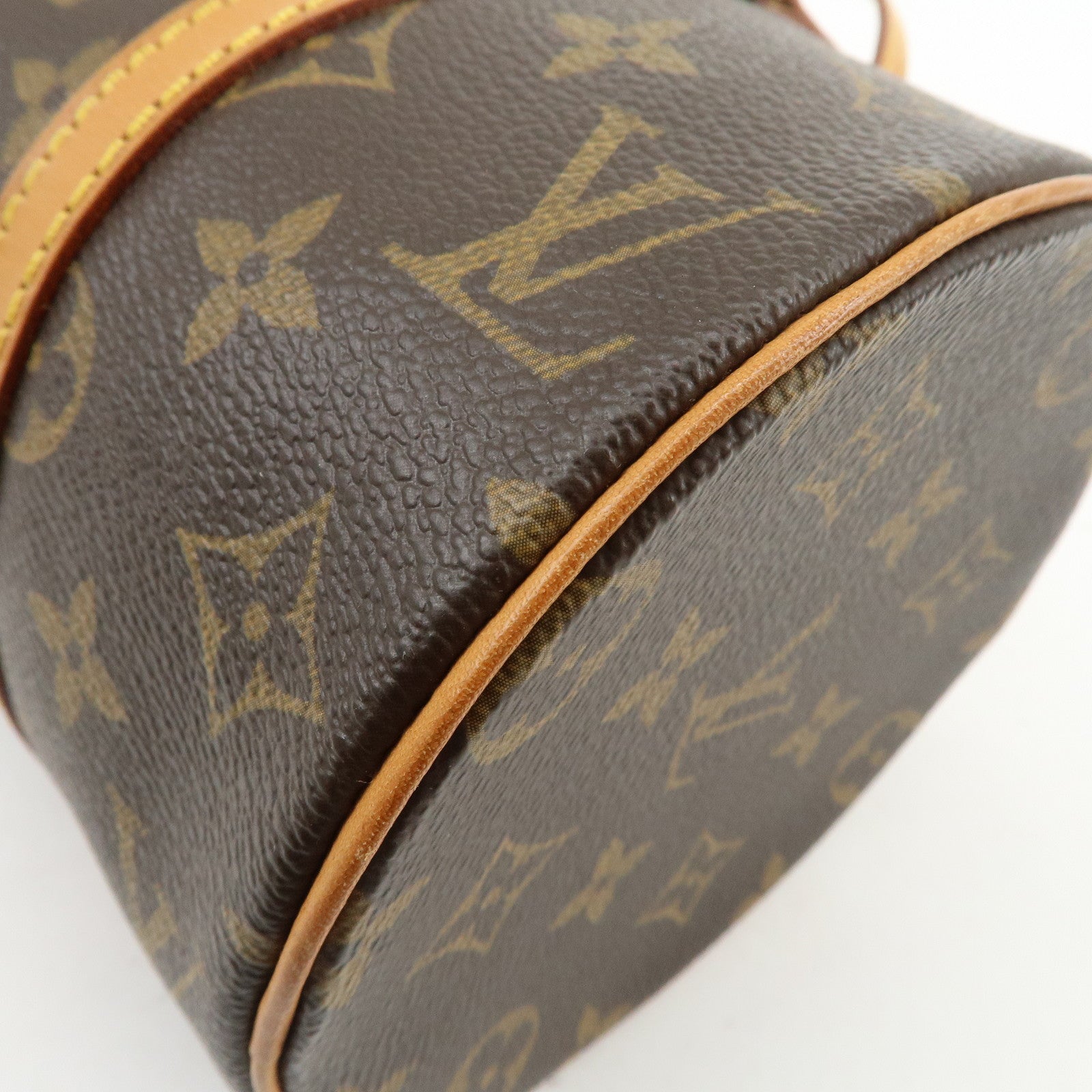 Louis Vuitton Monogram Papillon 26 Hand Bag Brown M51386