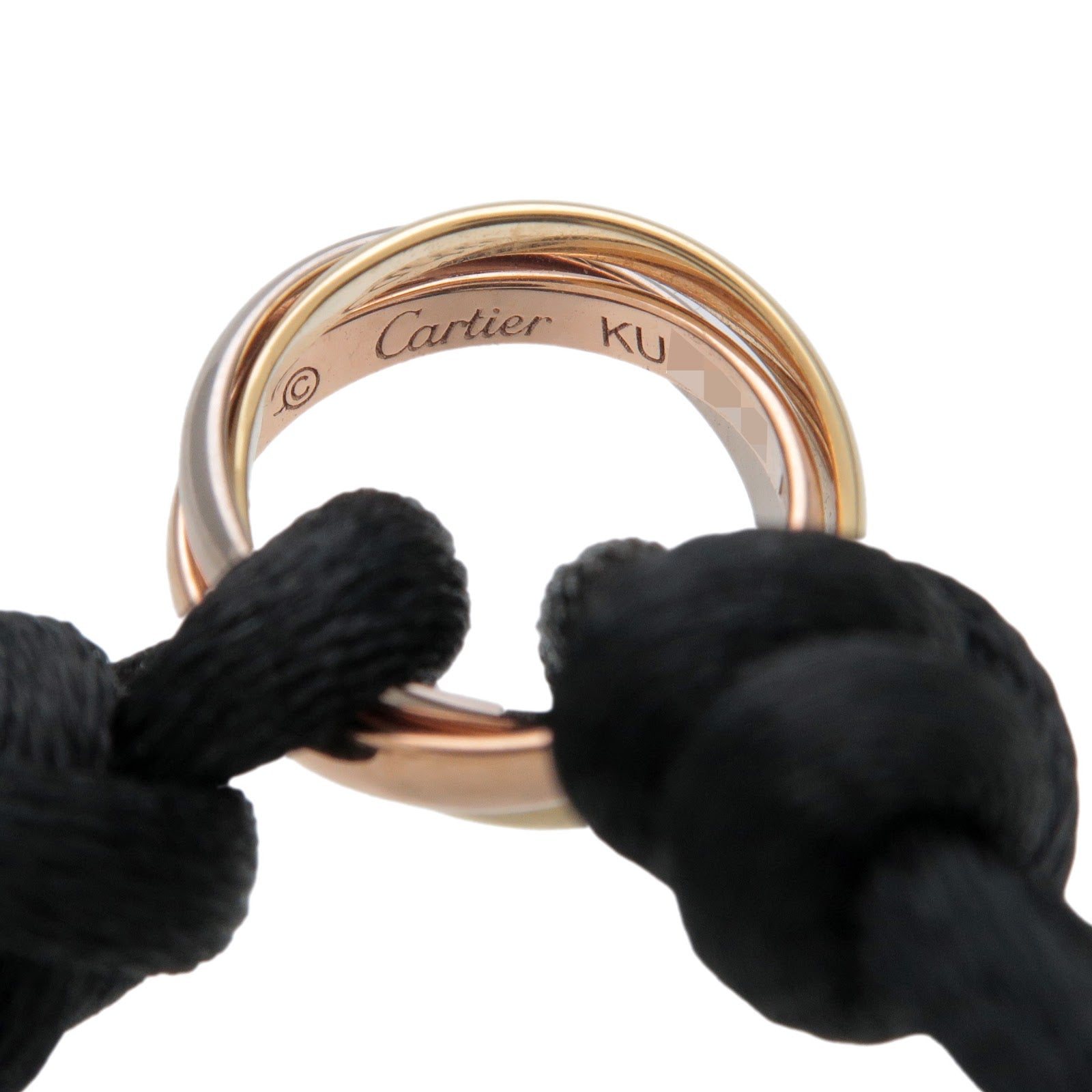 Cartier Trinity Code Bracelet K18 750 Yellow/White/Rose Gold
