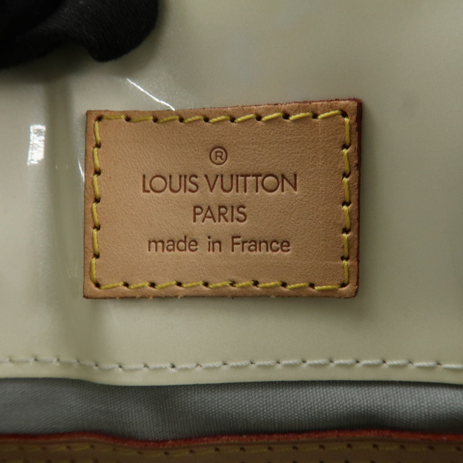 Louis Vuitton Monogram Vernis Leather Lead PM Tote Bag Perle M91336 Used
