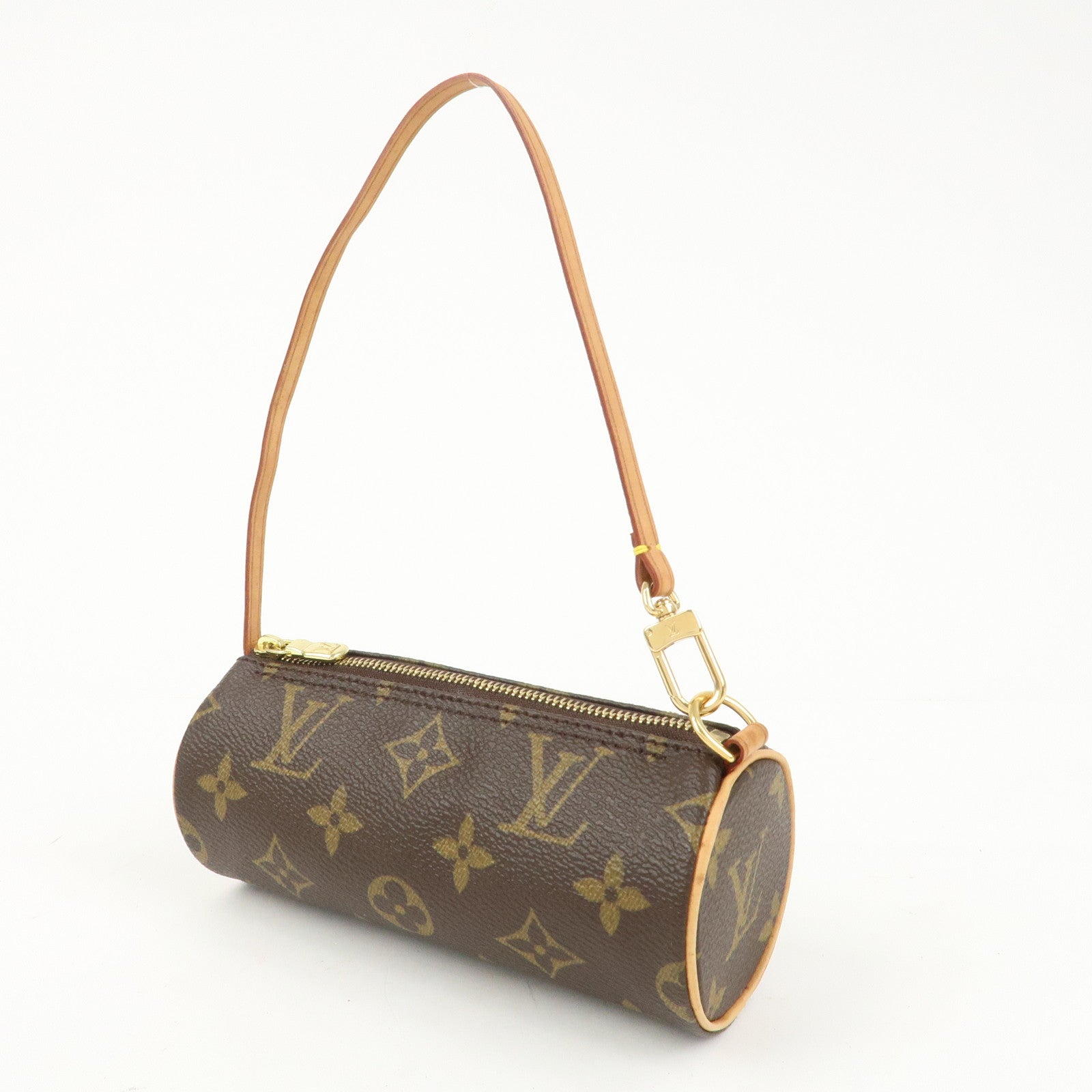 Louis Vuitton Monogram Mini Pouch for Papillon Bag Old Style Brown