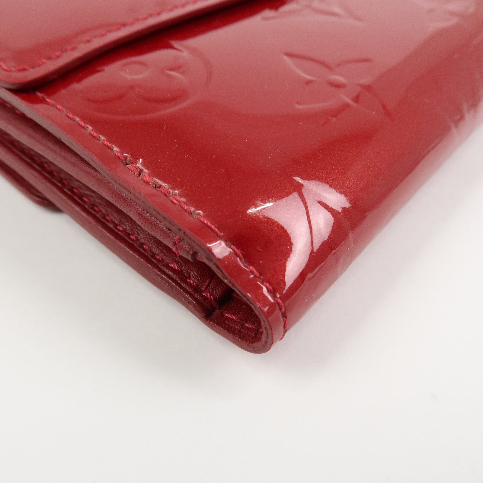 Louis Vuitton Vernis Porte Monnaie Billets Cartes de Credit M91982