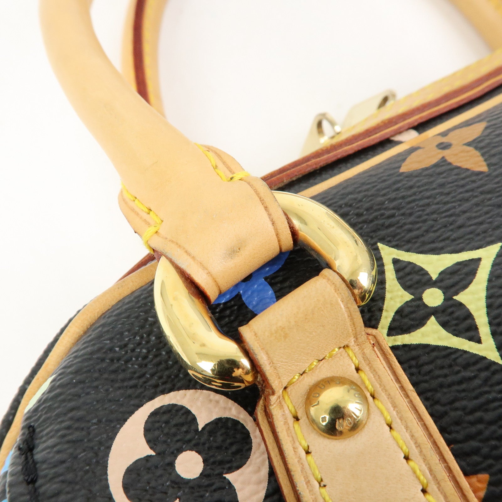 Louis Vuitton Monogram Multicolor Priscilla Hand Bag Noir M40097