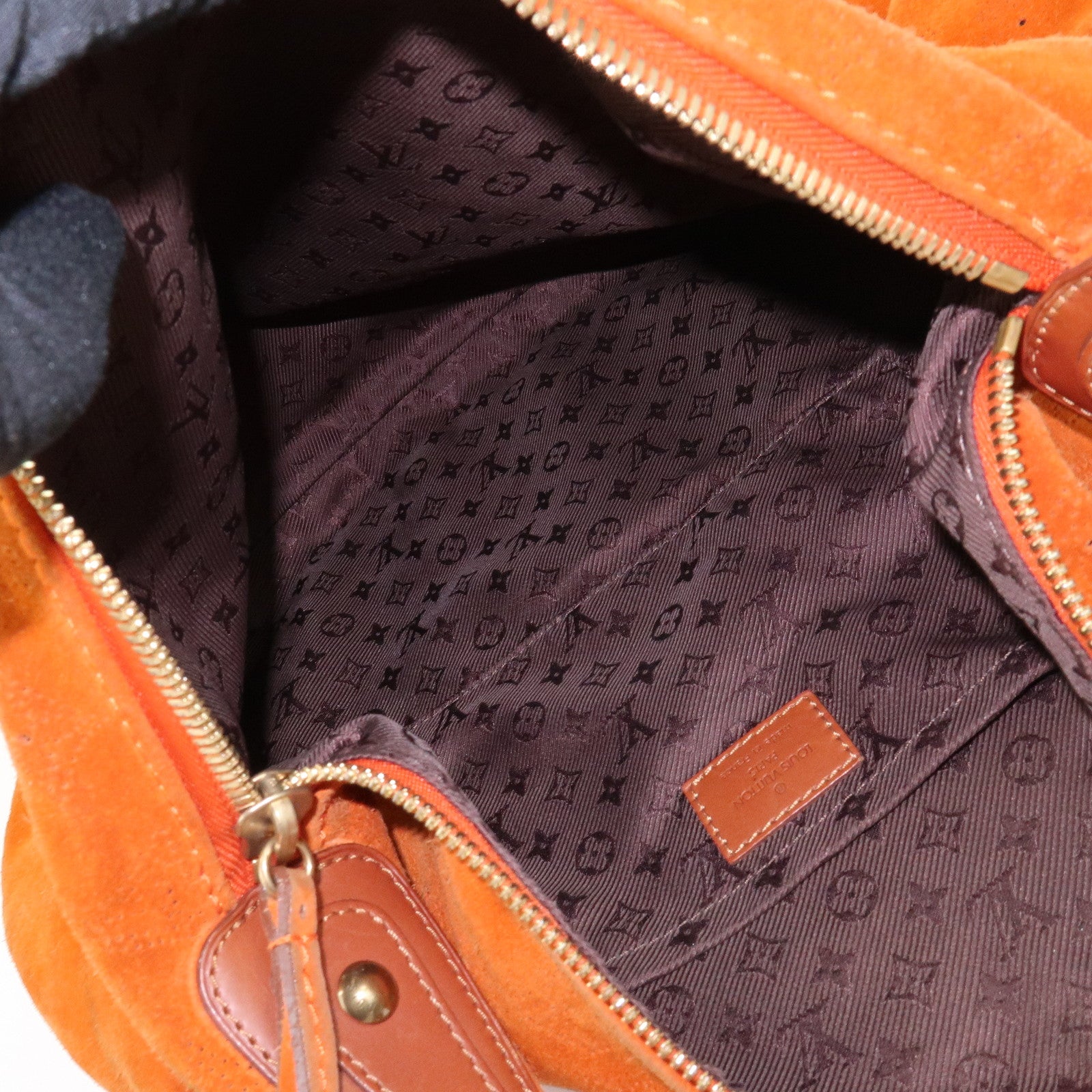 Louis Vuitton Monogram Mahina Onata GM Shoulder Bag Orange M95119