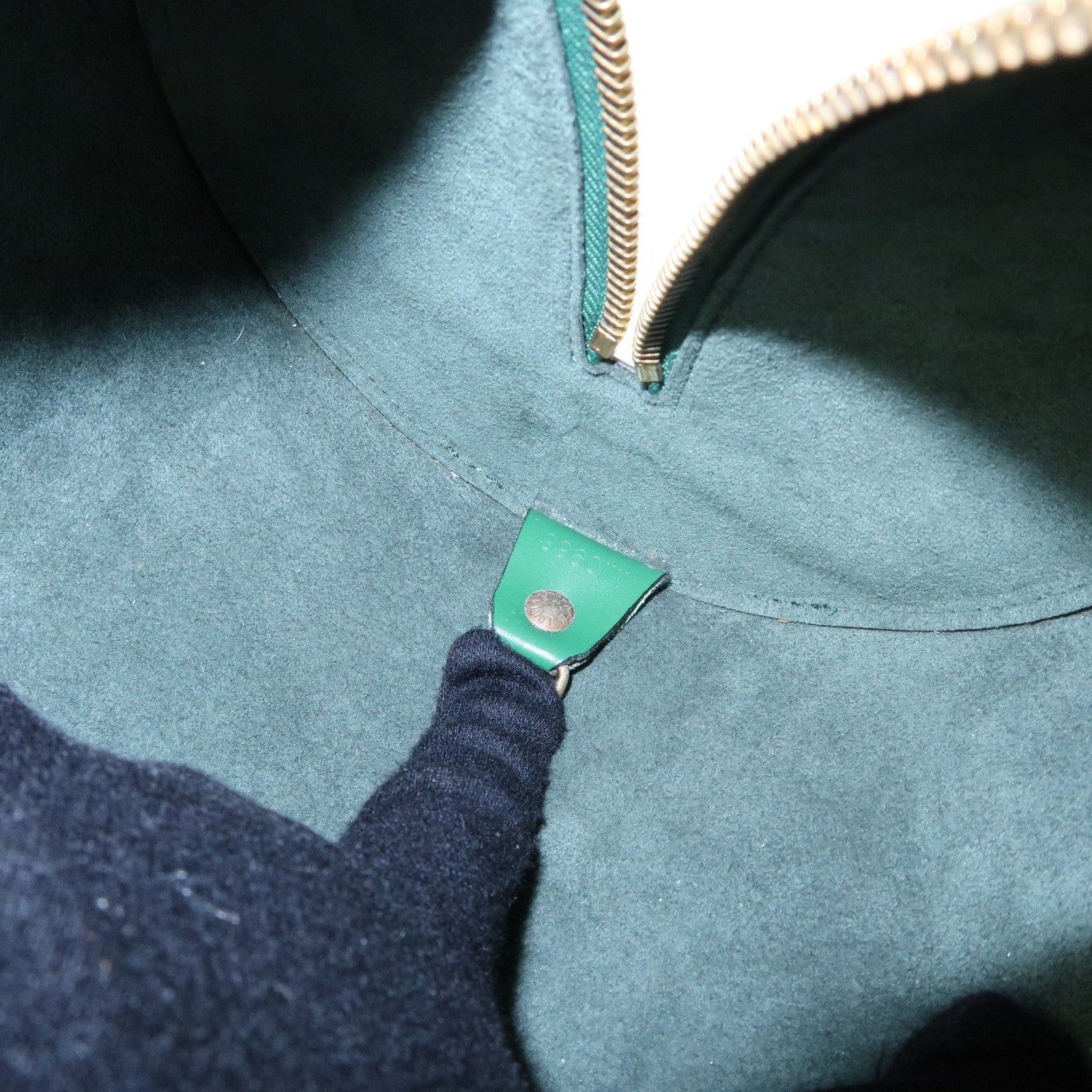 Louis Vuitton Epi Soufflot Hand Bag Borneo Green M52224