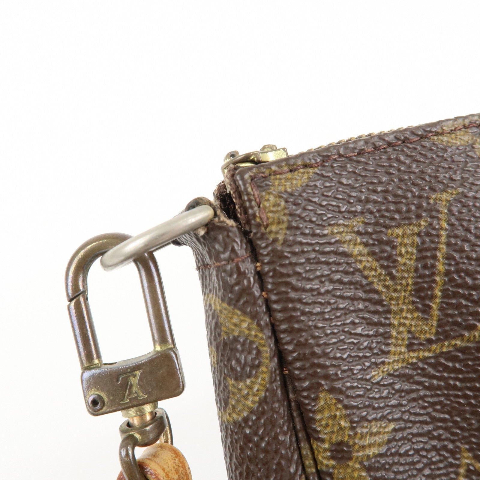 Louis Vuitton Monogram Pochette Accessoir Hand Bag Brown M51980