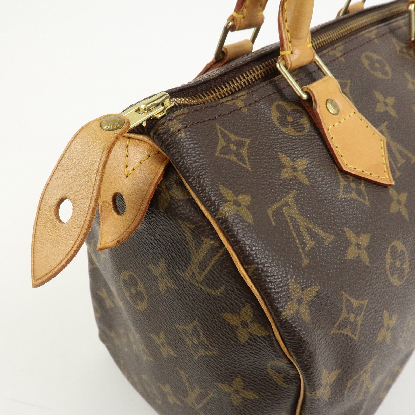 Louis Vuitton Monogram Speedy 30 Boston Bag Hand Bag Brown M41526