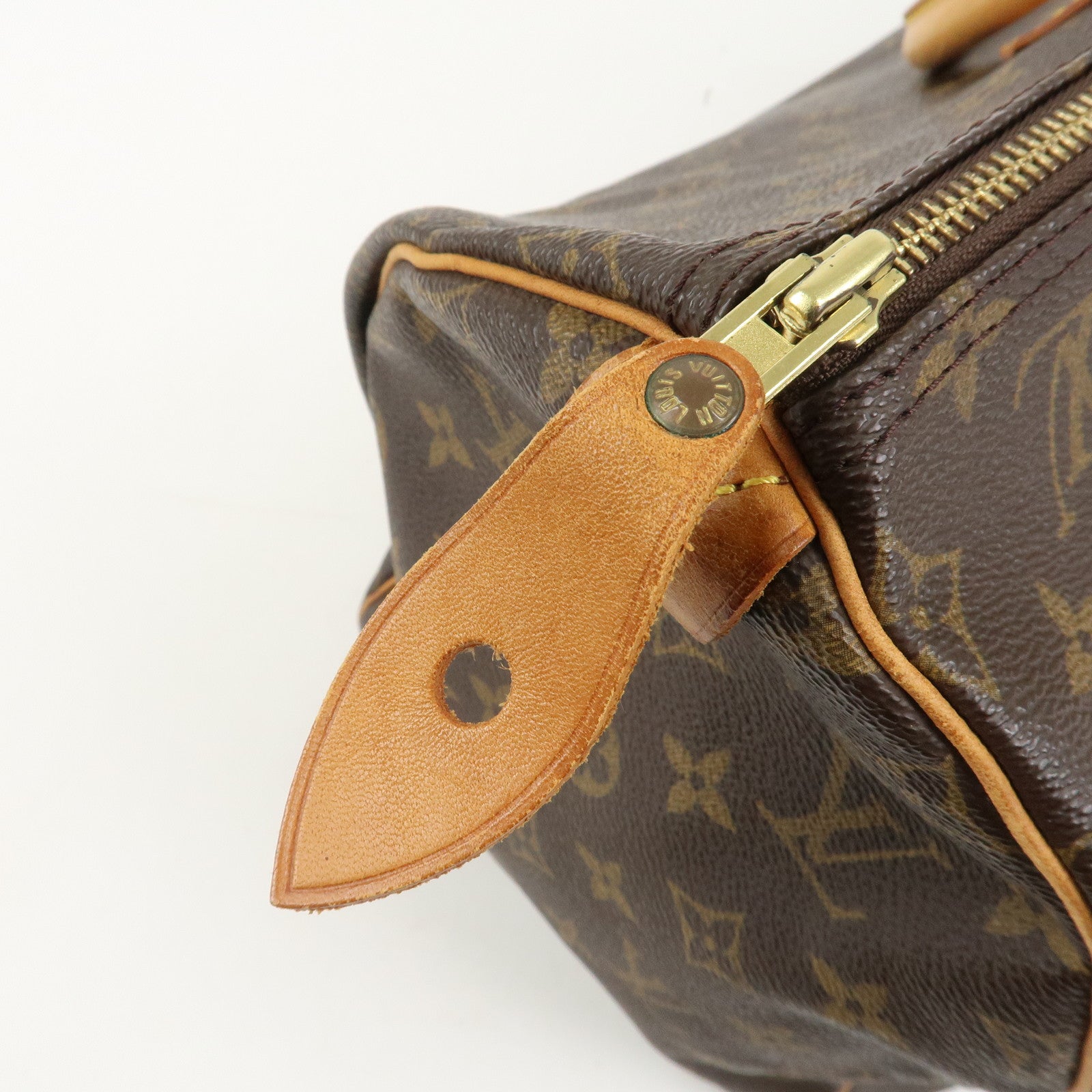 Louis Vuitton Monogram Speedy 40 Hand Bag Boston Bag Brown M41522