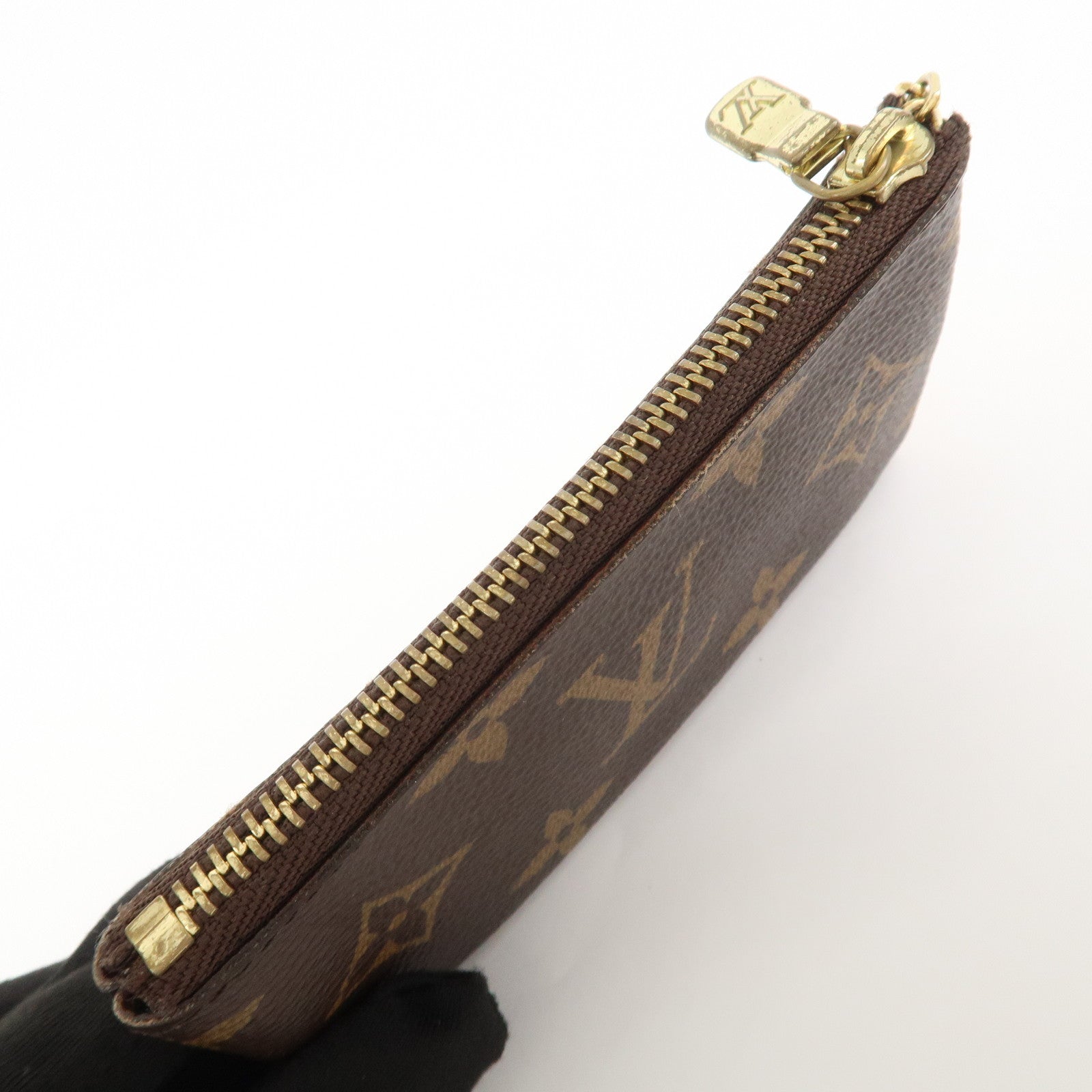 Louis Vuitton Monogram Pochette Cles Coin Case Key Case  M62650