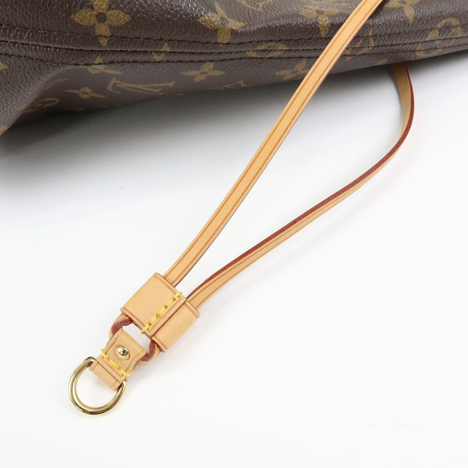 Louis Vuitton Monogram Neverfull MM Tote Shoulder Bag Brown M40156