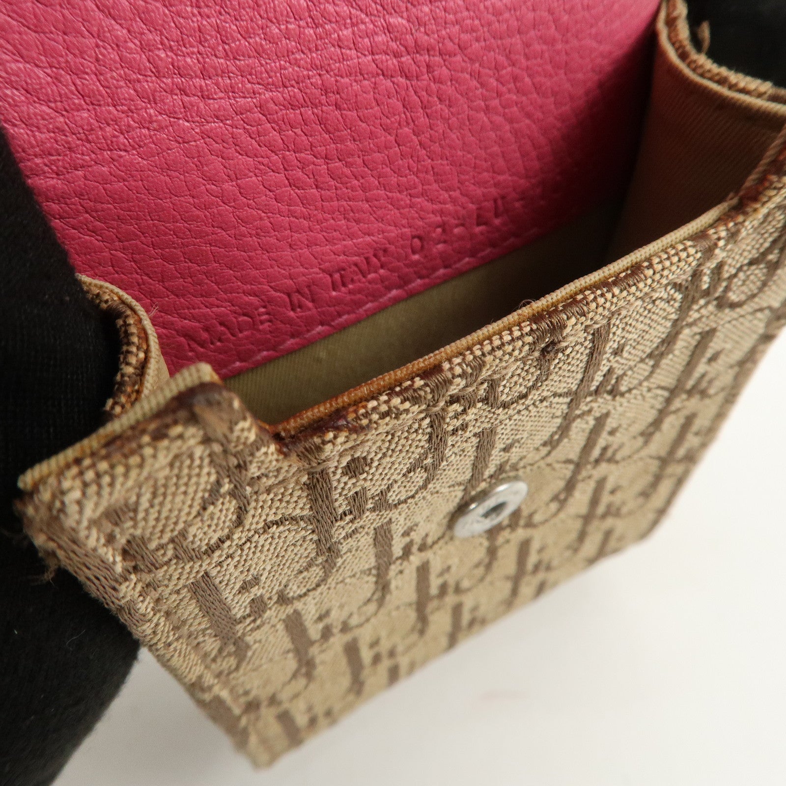 Christian Dior Street Chic Trotter Canvas Leather Set of 2 Goods