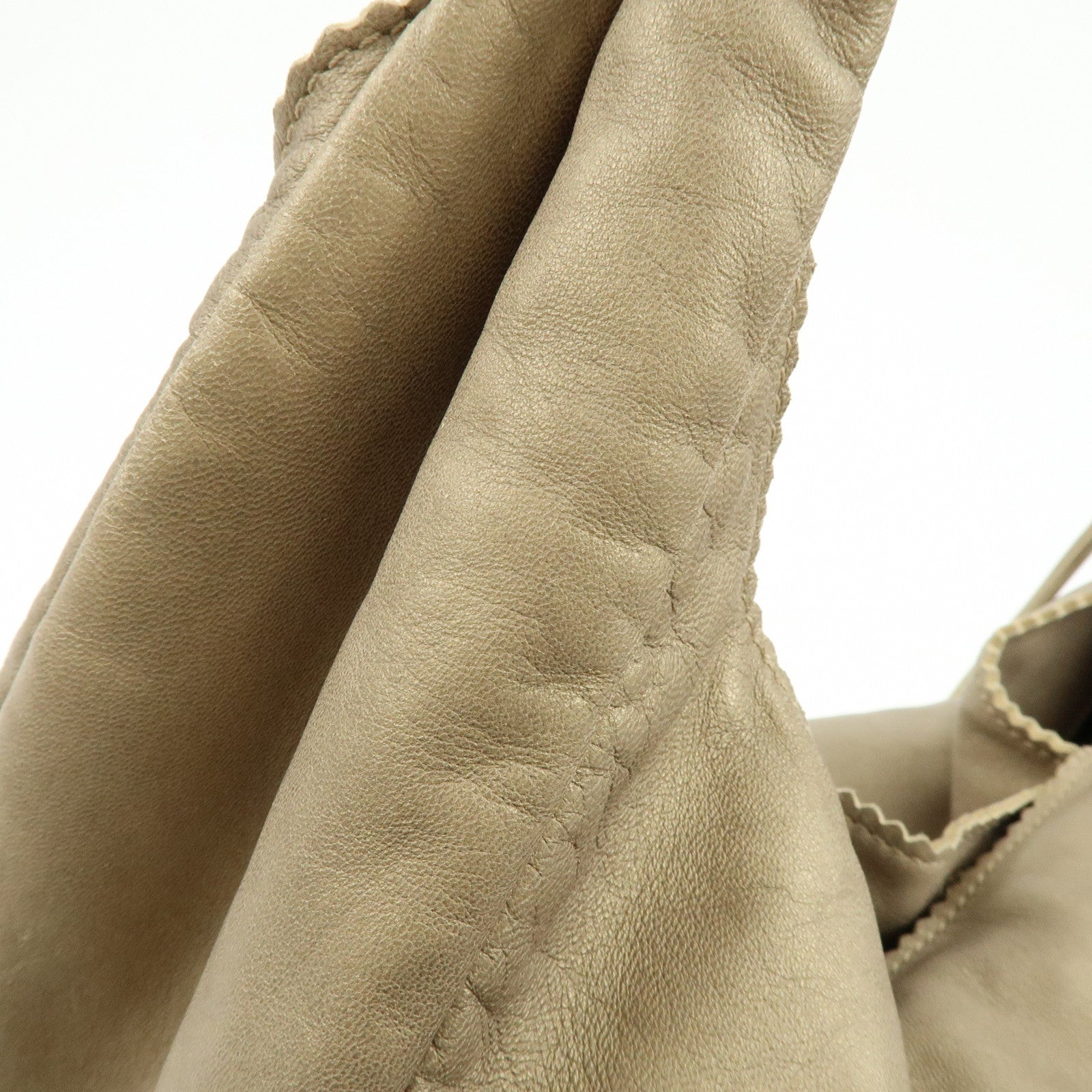 LOEWE Anagram Viento Nappa Leather Tote Bag Shoulder Bag Gold