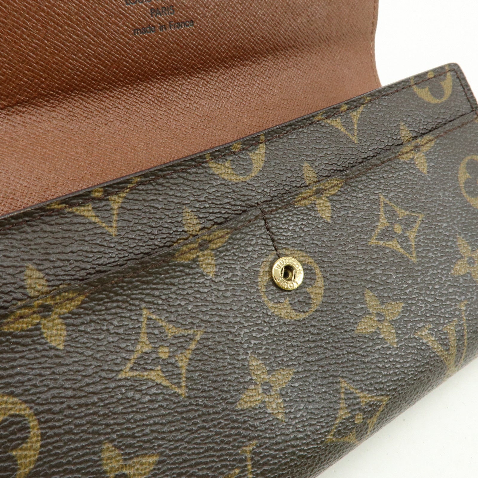 Louis Vuitton Monogram Porte Monnaie Credit Long Wallet M61726