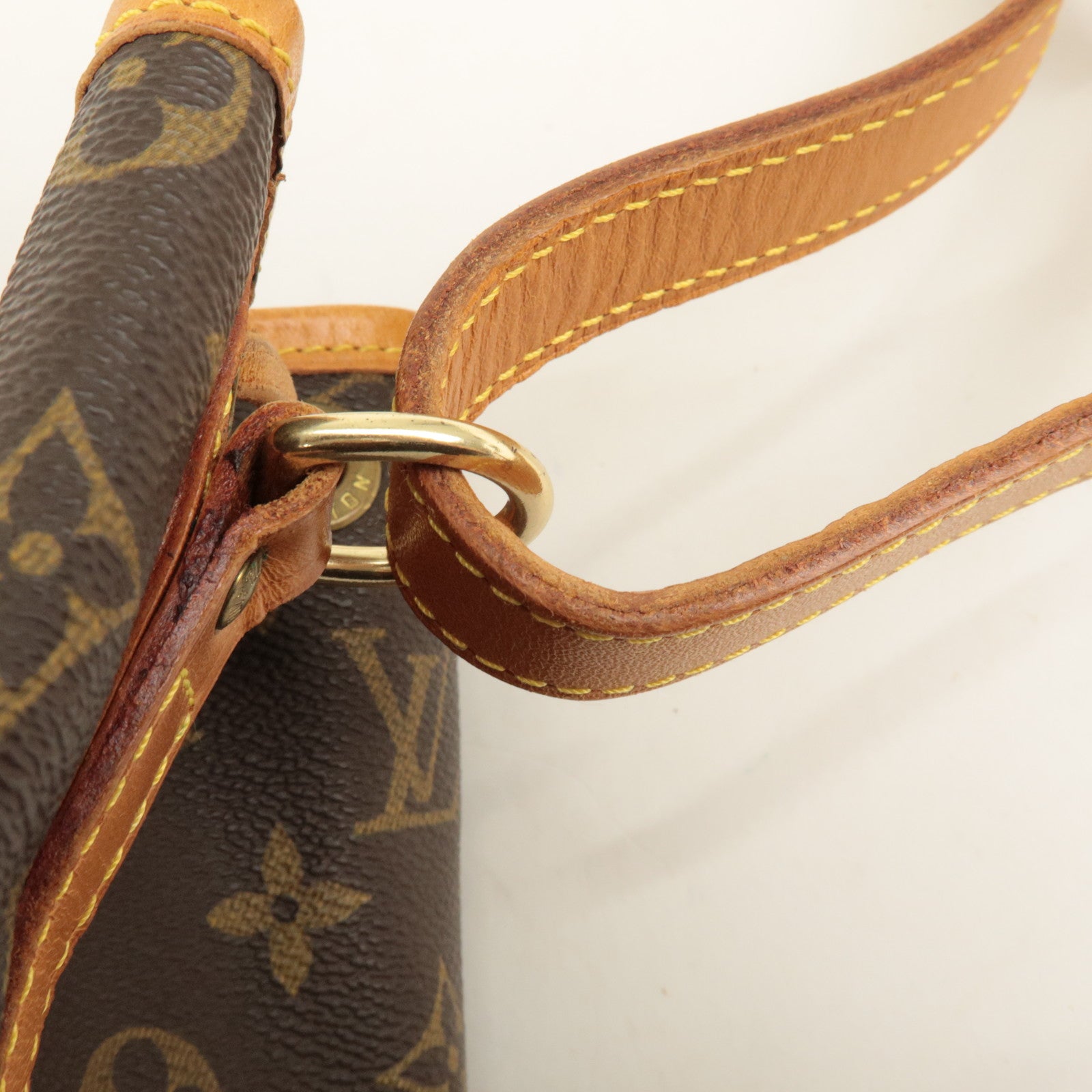 Louis Vuitton Monogram Noe Shoulder Bag Hand Bag Brown M42224 Used