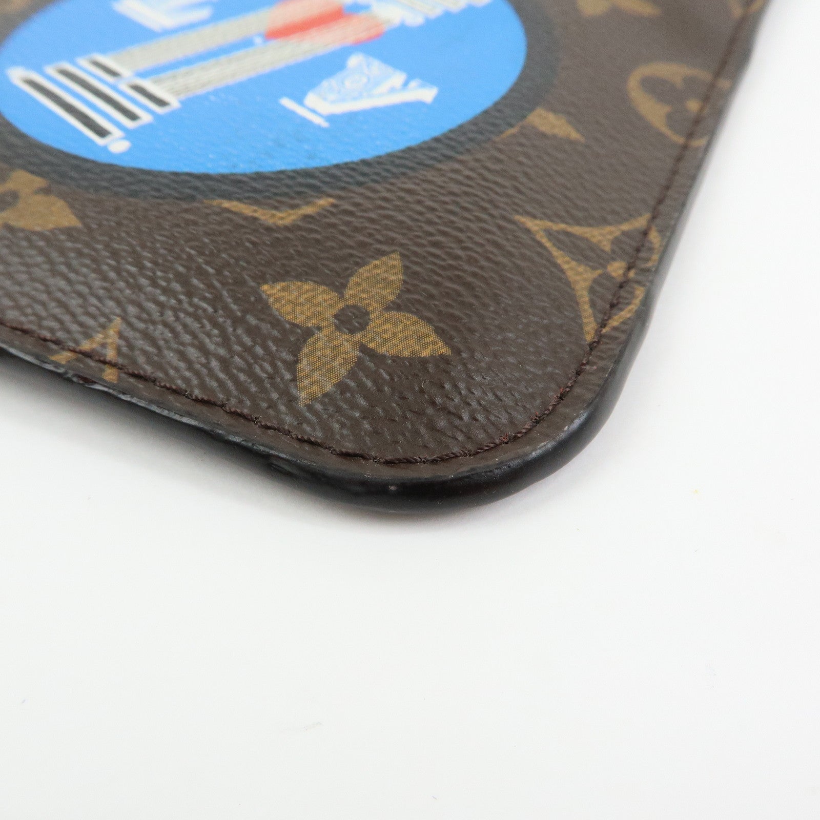Louis Vuitton Monogram LV World Tour Pouch for Neverfull Brown MM