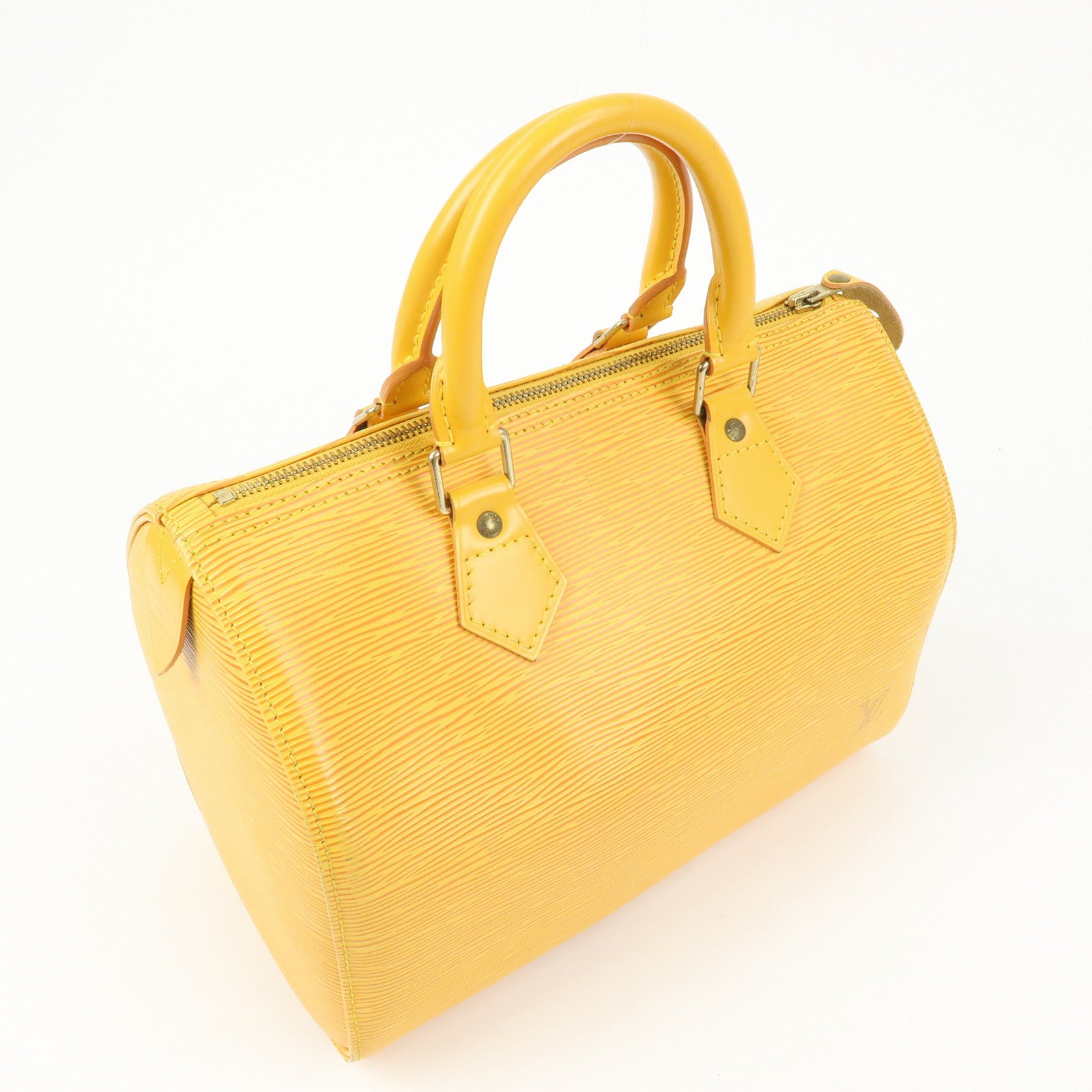 Louis Vuitton Epi Speedy 25 Boston Bag Hand Bag Yellow M43019