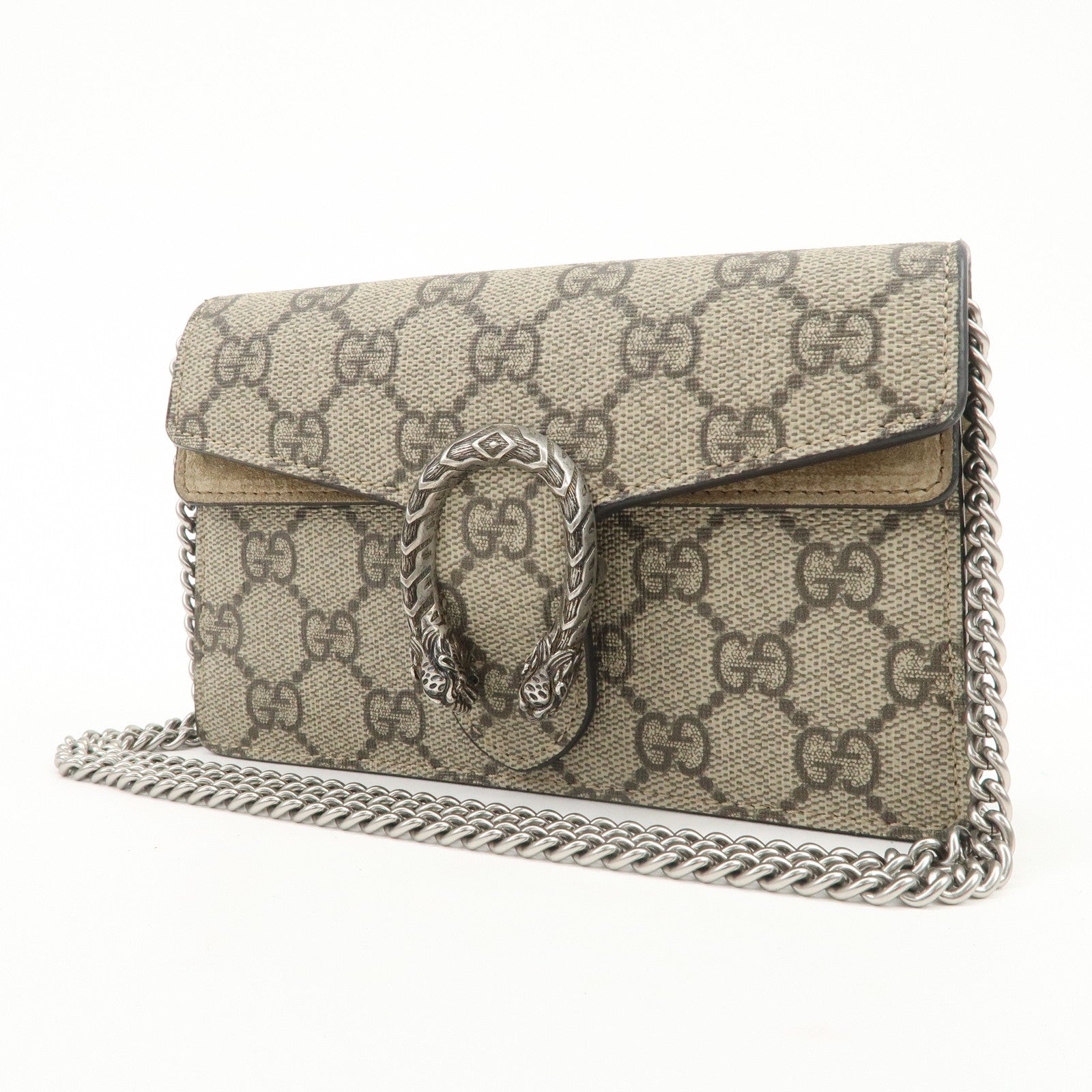 GUCCI Dionysus Super Mini Bag Leather Chain Shoulder Bag 476432