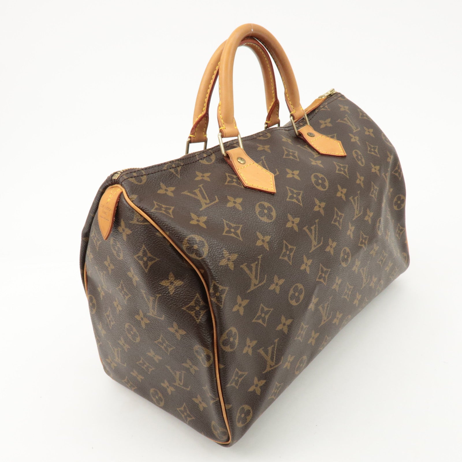 Louis Vuitton Monogram Speedy 35 Boston Bag Hand Bag M41524 Used