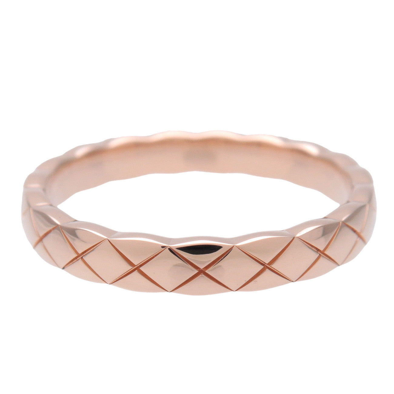 CHANEL Coco Crush Mini Ring K18 750PG Rose Gold #57 US8 J11785