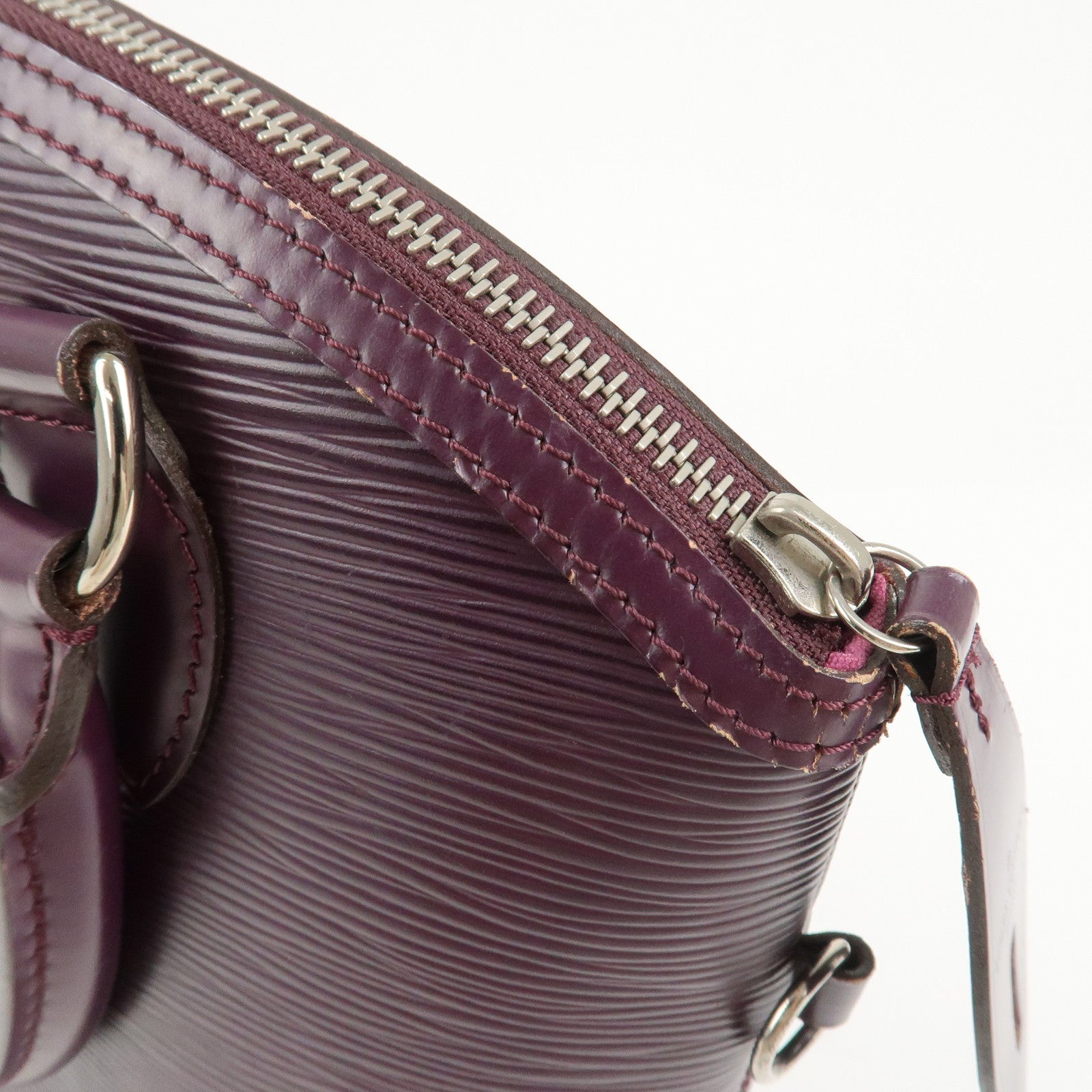 Louis Vuitton Epi Lockit PM Tote Bag Hand Bag Cassis M4229K