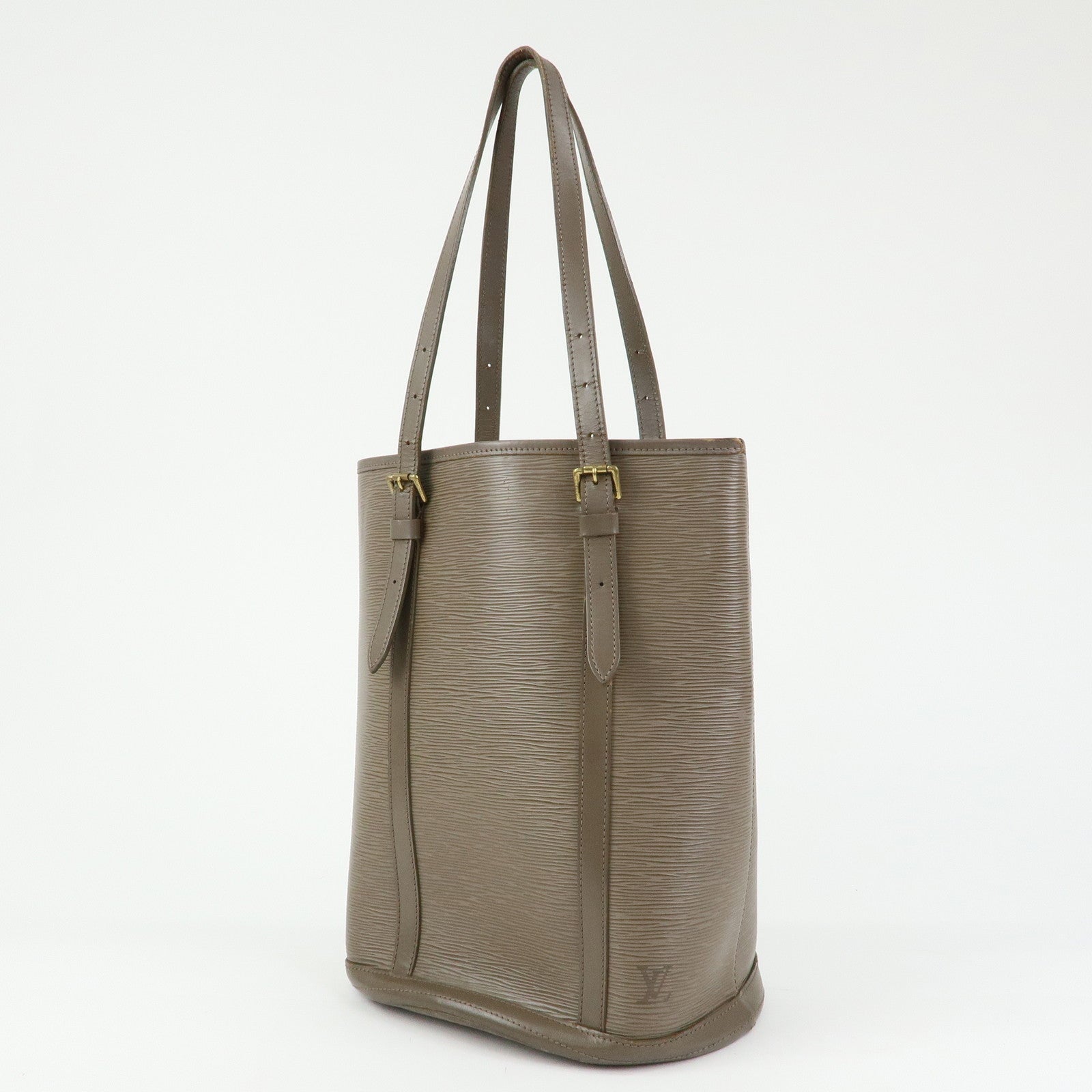 Louis Vuitton Epi Leather Bucket GM Tote Bag Shoulder Bag Gris