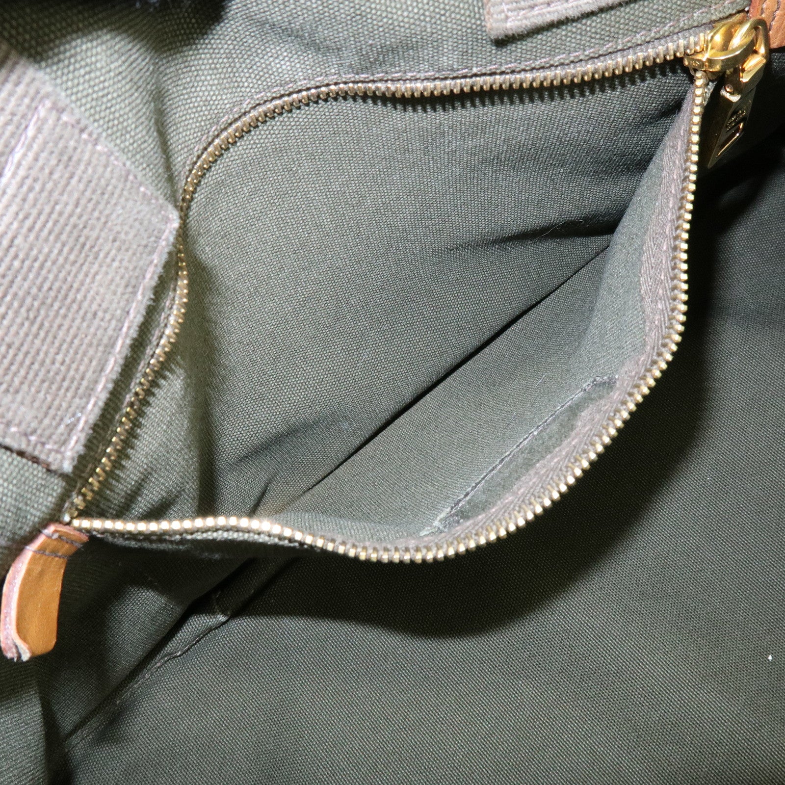 PRADA Triangle Logo Canapa Large Canvas Tote Bag Hand Bag BN1872